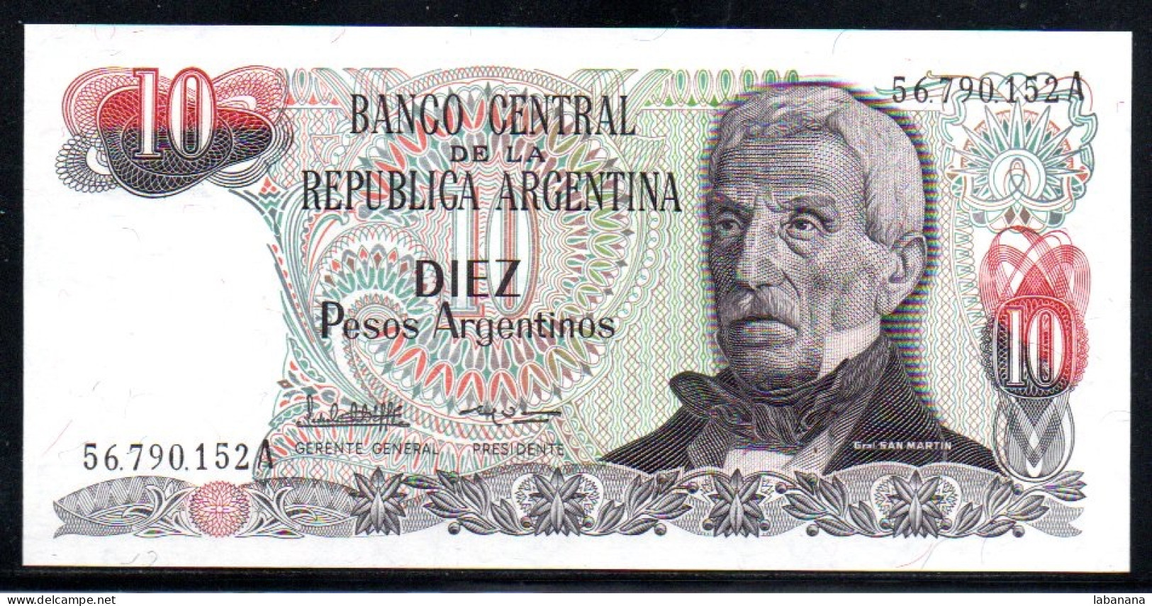 688-Argentine 10 Pesos Argentinos 1983/84 56A Neuf/unc - Argentinië