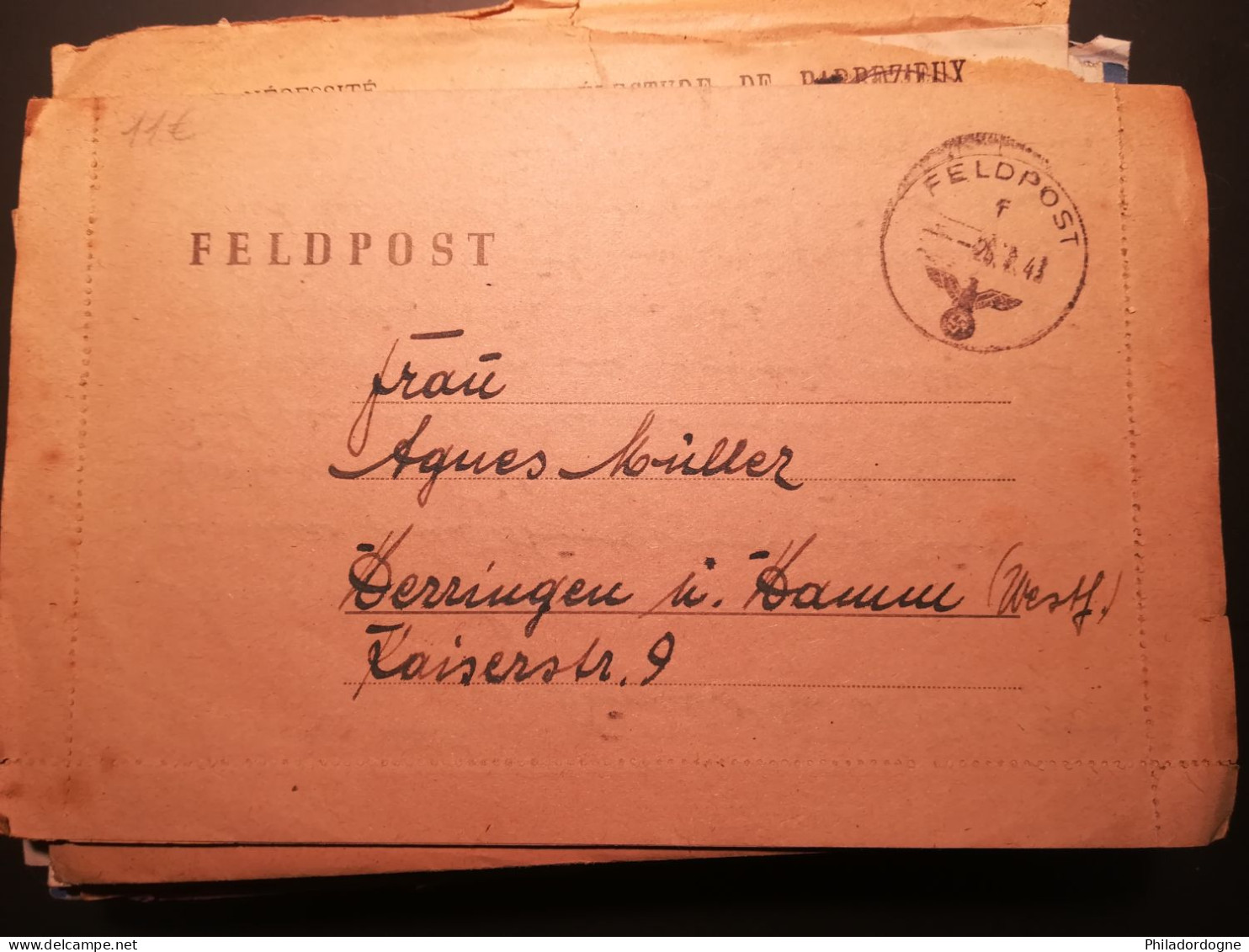 France - Lot De 75 Documents En FM Périodes Diverses à Trier - Poids 286 Grammes - Storia Postale