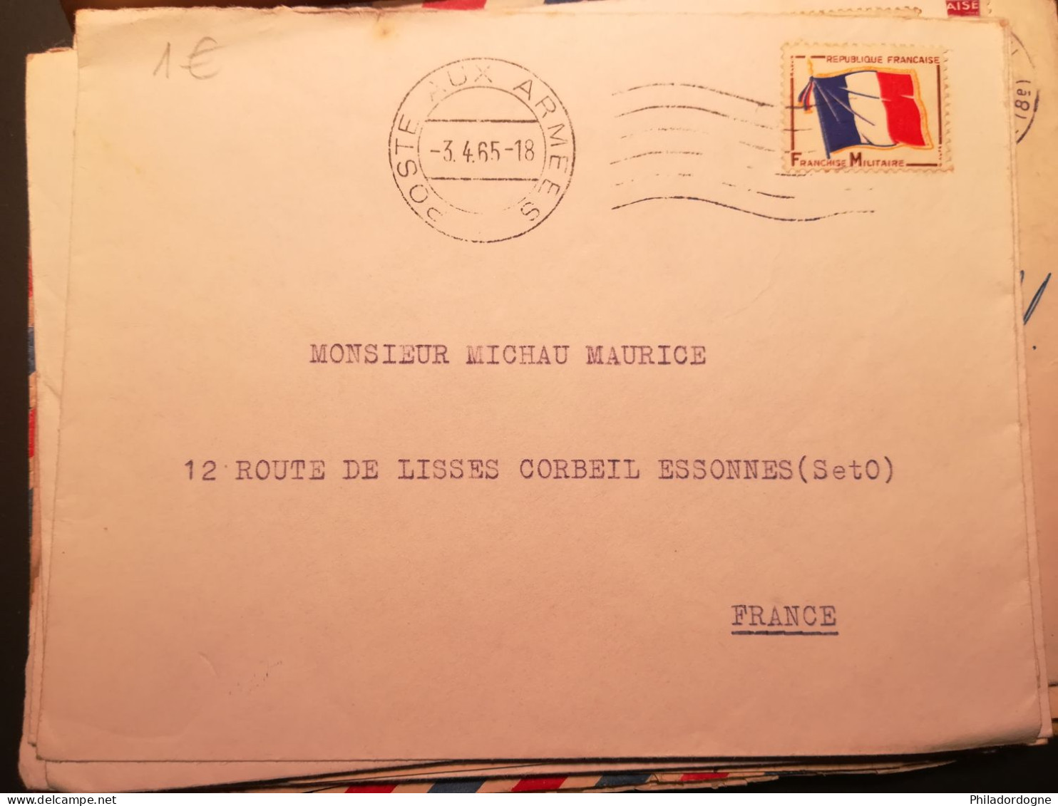 France - Lot de 75 documents en FM périodes diverses à trier - poids 286 grammes