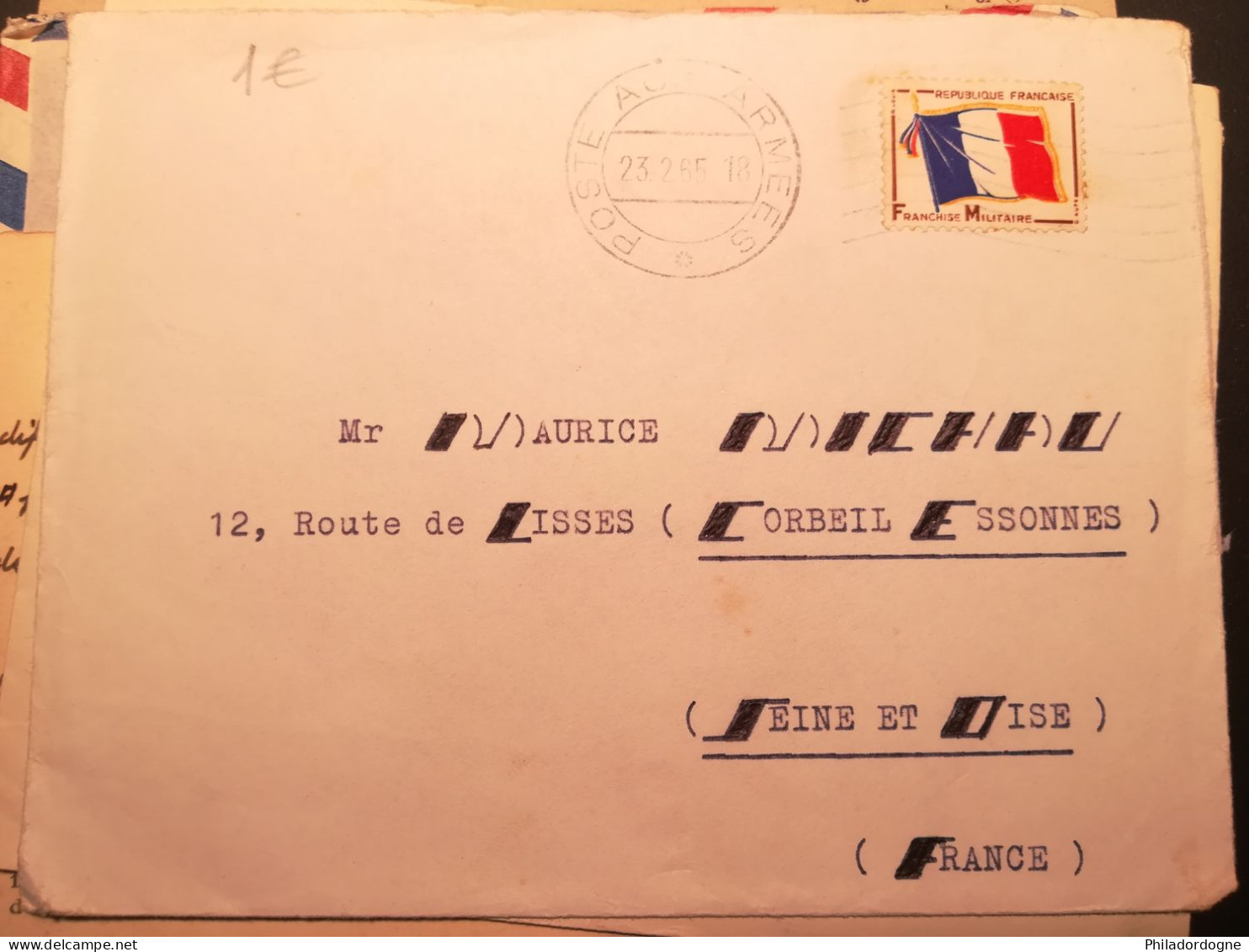 France - Lot de 75 documents en FM périodes diverses à trier - poids 286 grammes