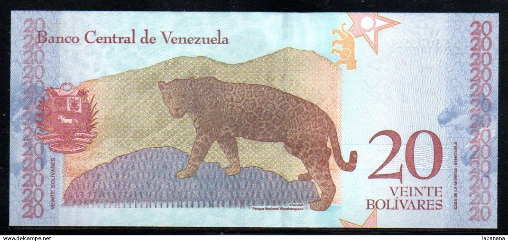 688-Venezuela 20 Bolívares 2018 B55 Neuf/unc - Venezuela