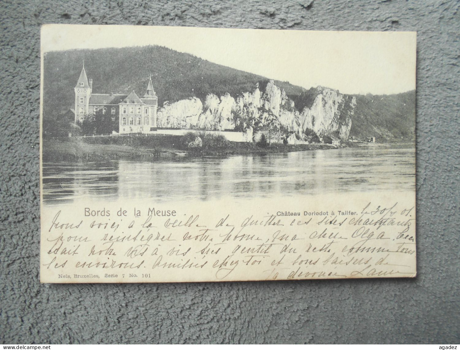 CPA  Bords De La Meuse Chateau Dorlodot à Tailfer  1901 - Profondeville