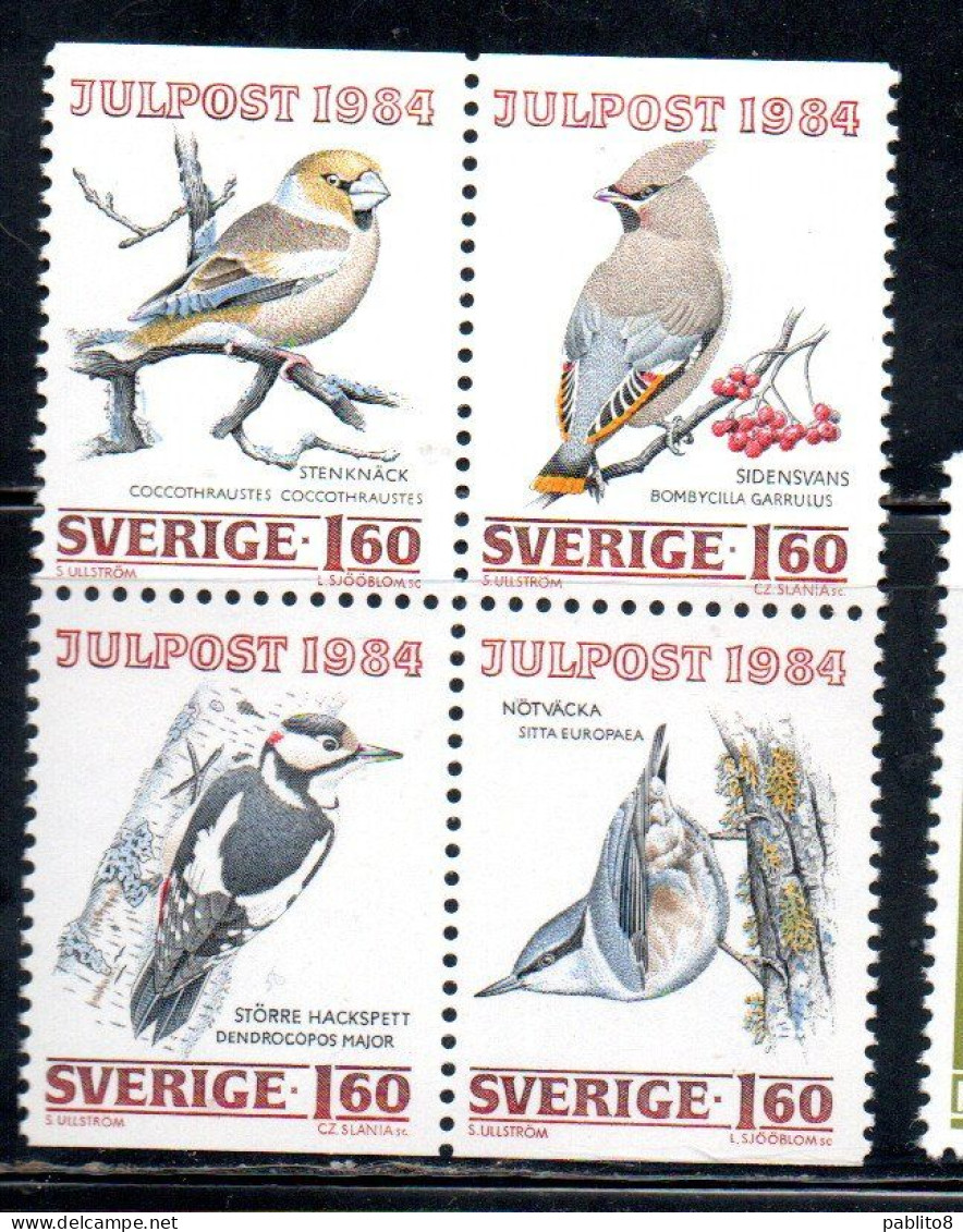 SWEDEN SVERIGE SVEZIA SUEDE 1984 CHRISTMAS NATALE NOEL WEIHNACHTEN NAVIDAD BLOCK MNH - Nuevos
