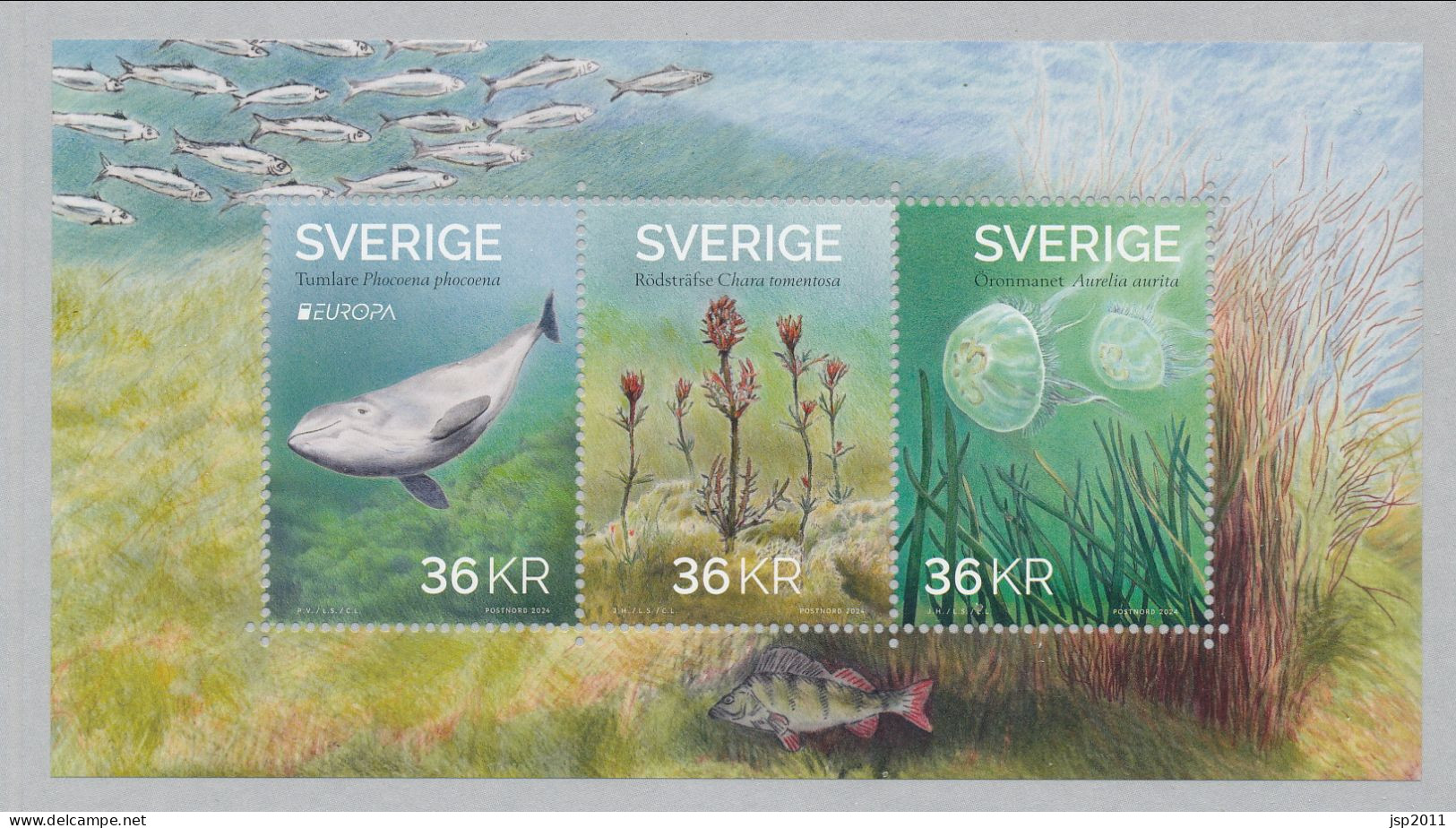 Sweden 2024. Facit # TBD. Life In Baltic Sea - Europa 2024. Souvenirsheet. MNH(**) - Neufs