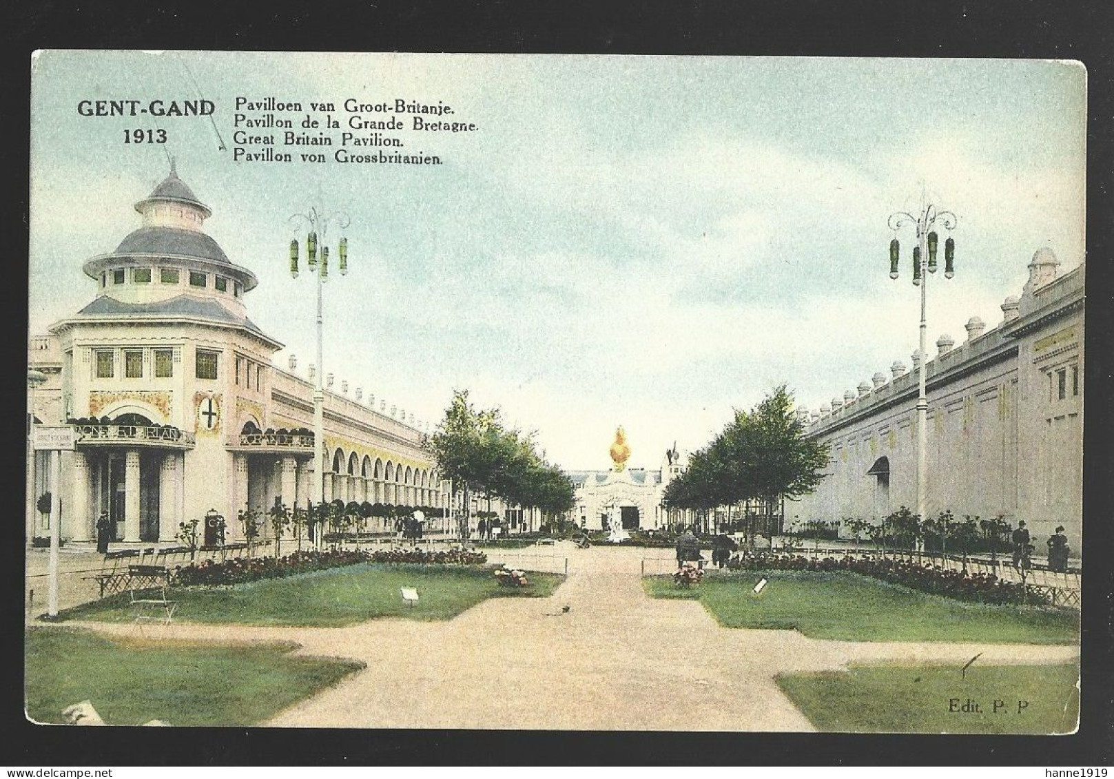 Gent Great Britain Pavilion Exposition 1913 Gand Htje - Gent