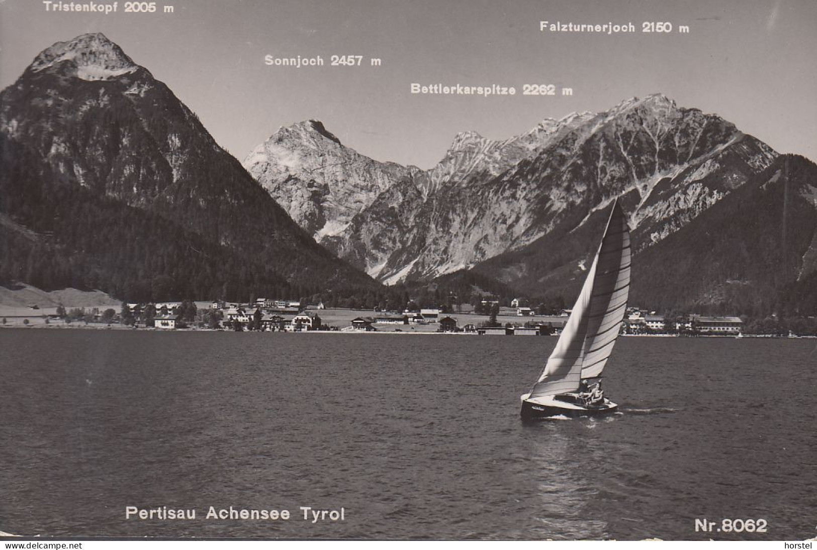 Austria - 6213 Pertisau - Am Achensee - Segelboot - Ansicht Um 1957 - Pertisau
