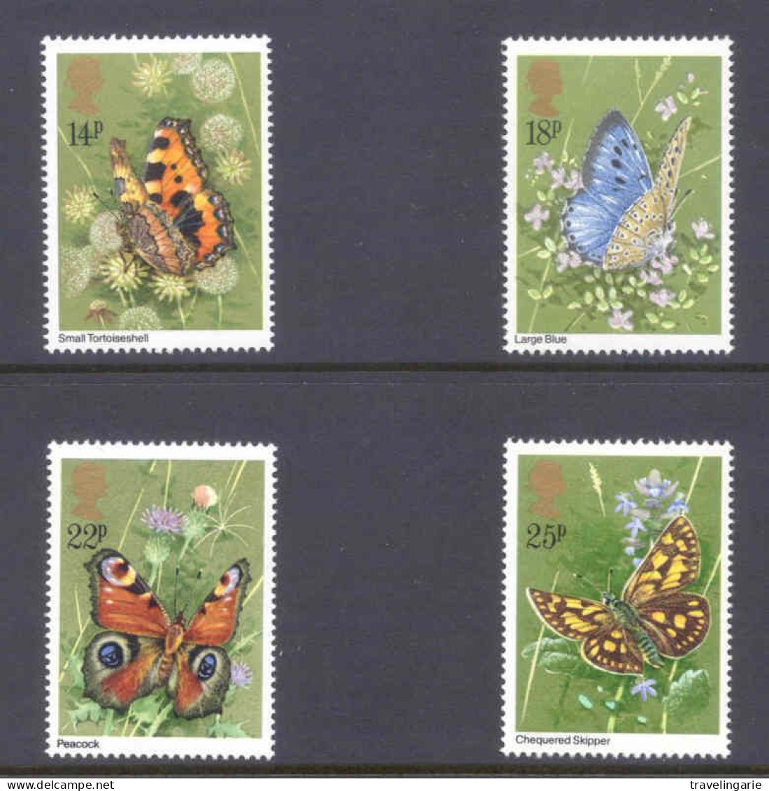 Great-Britain 1981 Fauna - Butterflies MNH ** - Unused Stamps