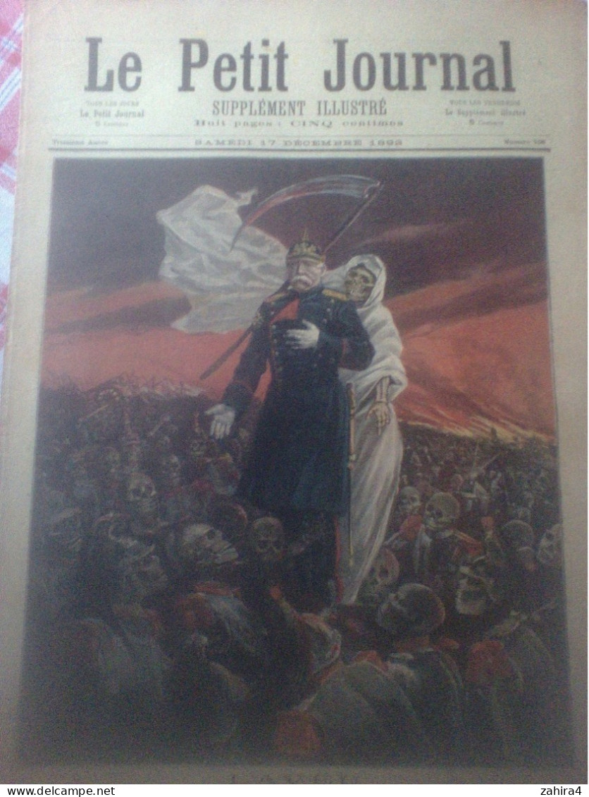 Le Petit Journal N°108 La Mort - L'aveu Cardinal Lavigerie Mort Partition J'aim'pas Qu'on Me Chatouille Gabillaud Paulus - Zeitschriften - Vor 1900