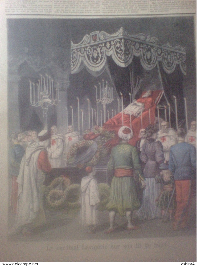 Le Petit Journal N°108 La Mort - L'aveu Cardinal Lavigerie Mort Partition J'aim'pas Qu'on Me Chatouille Gabillaud Paulus - Riviste - Ante 1900