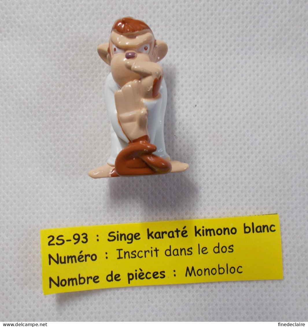 Kinder - Singe Karaté Kimono Blanc - 2S093 - Sans BPZ - Aufstellfiguren