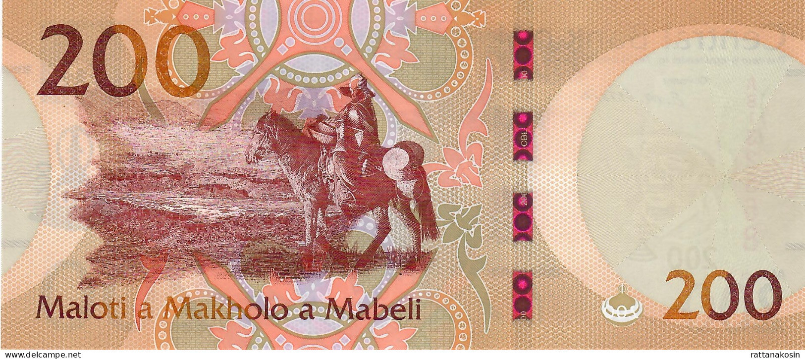 LESOTHO NLP = B232a  200 MALOTI 2023 Issued 13.7.2023   UNC. - Lesoto