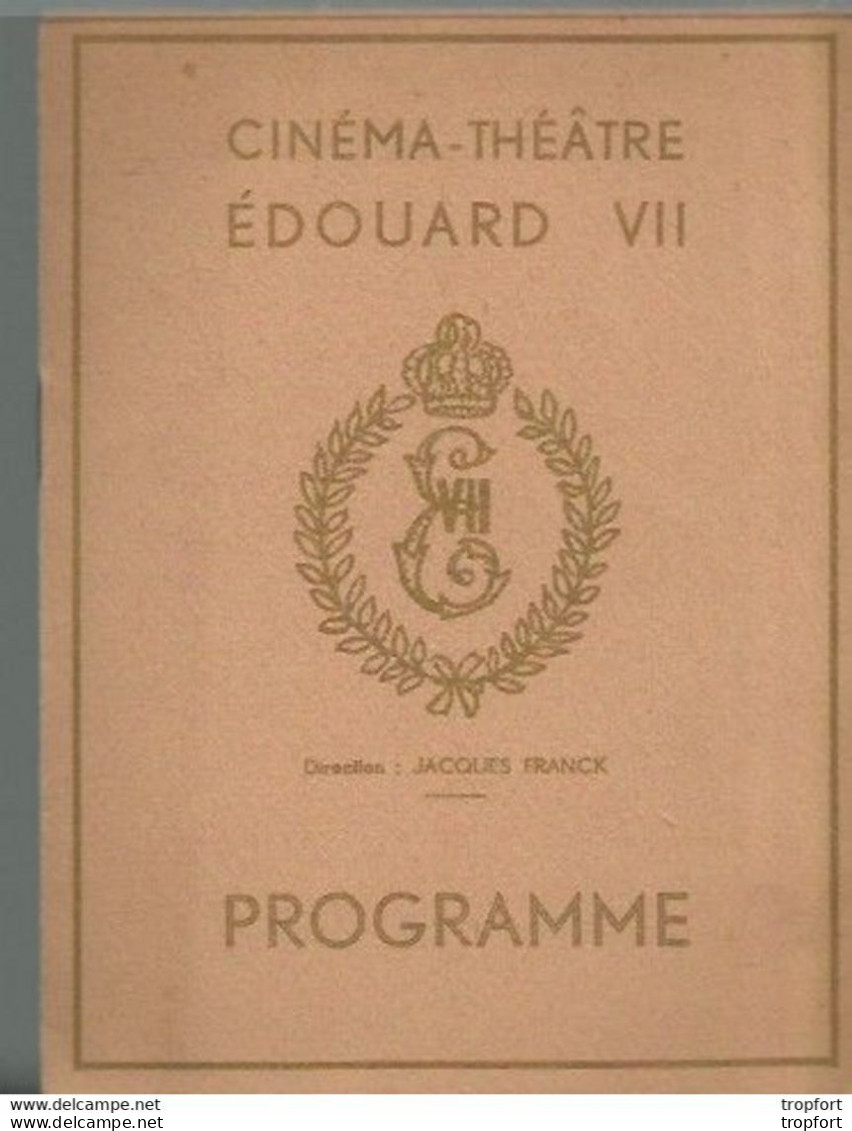 BB / Vintage / Old French Program Movie // Programme CINEMA Edouard VII // Katharine Hepburn LITTLE WOMEN - Programmi