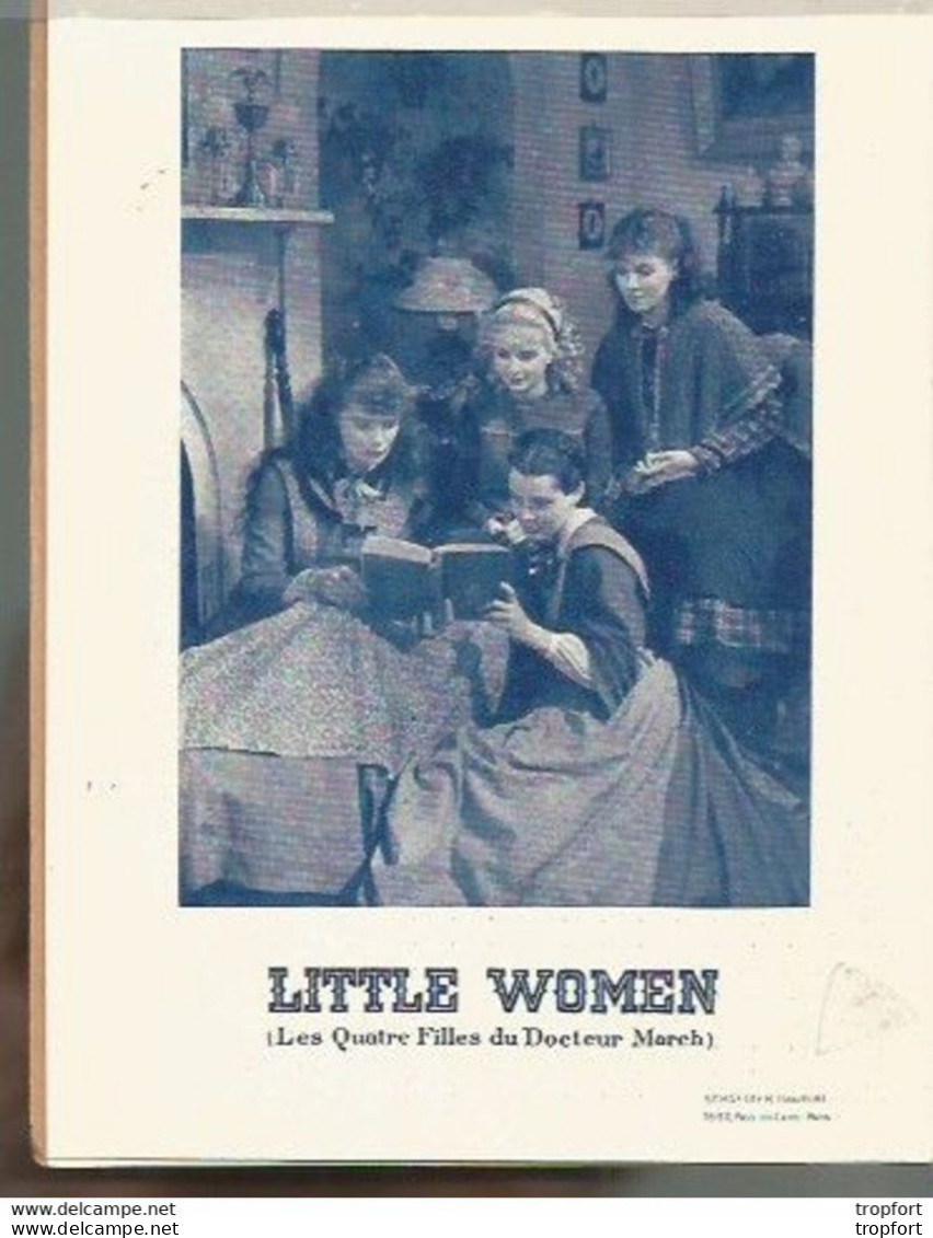 BB / Vintage / Old French Program Movie // Programme CINEMA Edouard VII // Katharine Hepburn LITTLE WOMEN - Programs