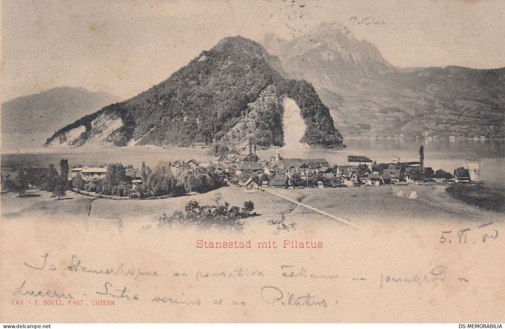 Stansstad Mit Pilatus 1900 - Stansstad