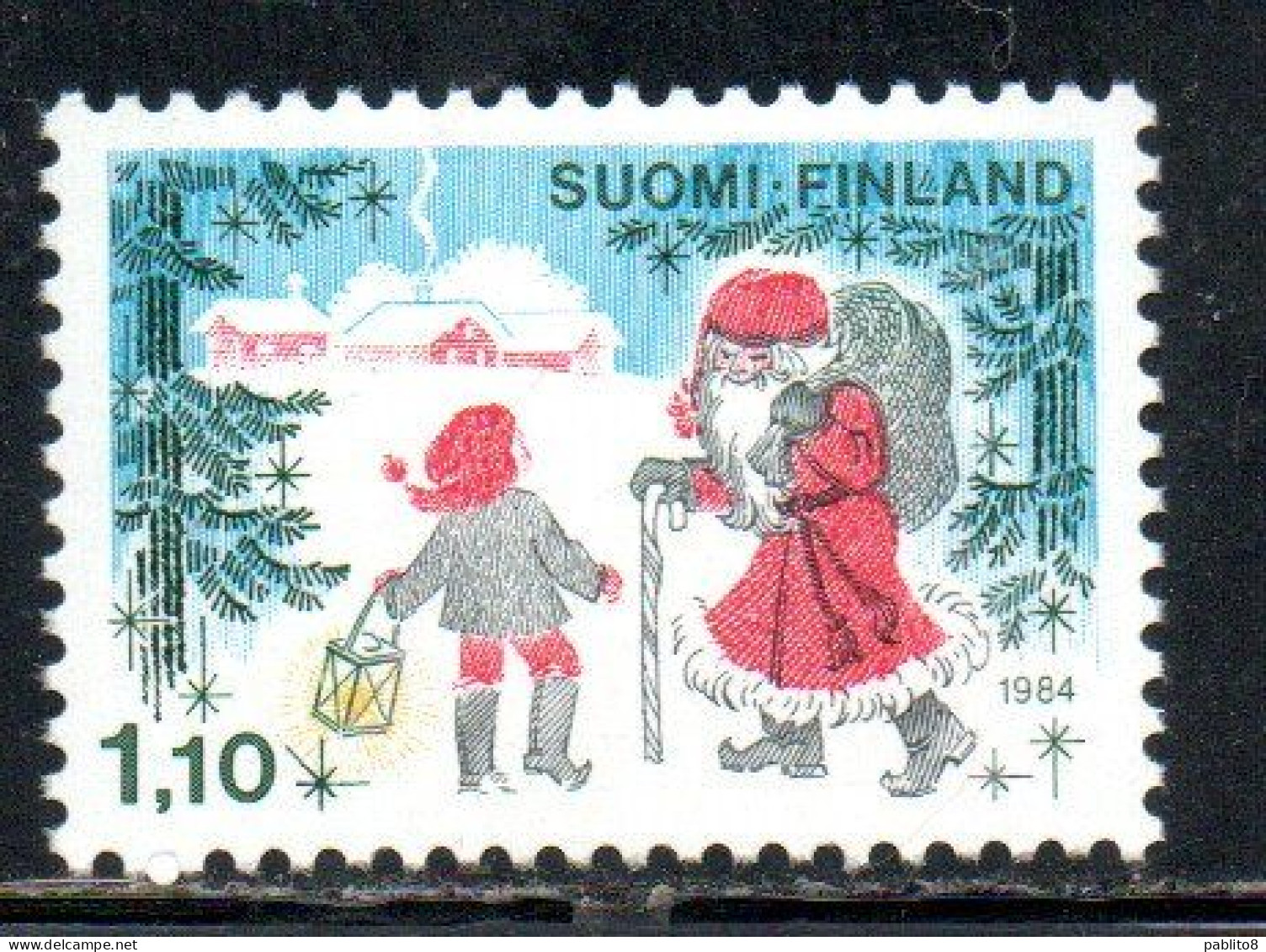 SUOMI FINLAND FINLANDIA FINLANDE 1984 CHRISTMAS NATALE NOEL WEIHNACHTEN NAVIDAD 1.10 MNH - Ungebraucht