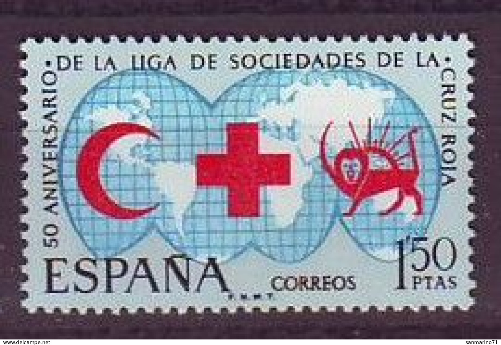 SPAIN 1813,unused - Rode Kruis