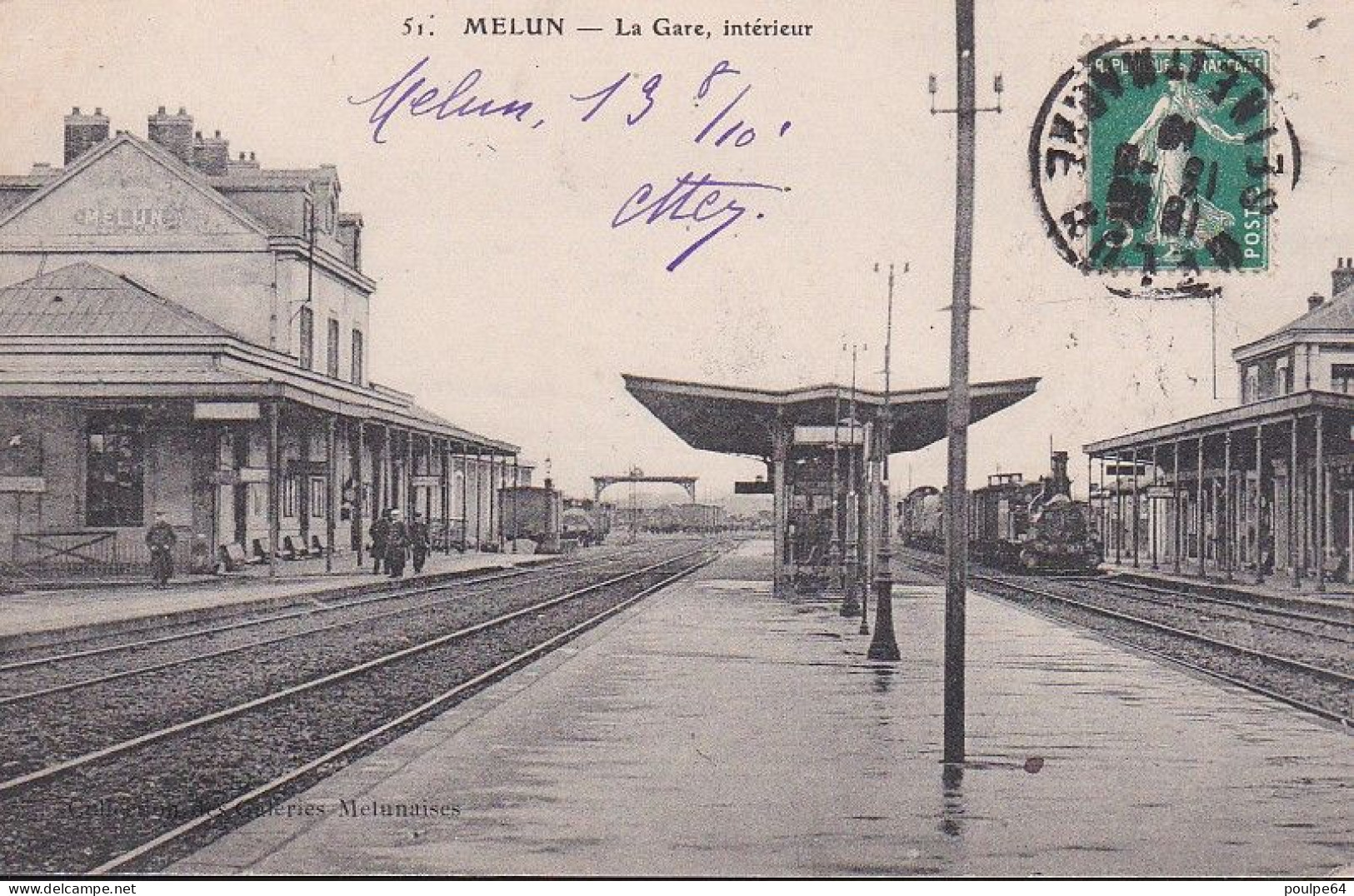 La Gare : Vue Intérieure - Melun