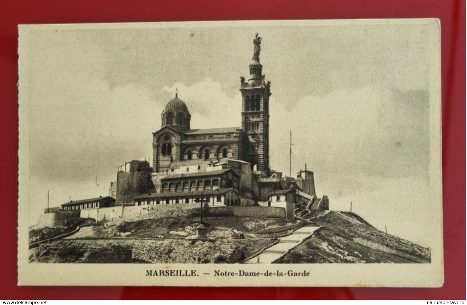 CPA Non Circulée - FRANCE -  MARSEILLE - Notre-Dame-de-la-Garde - Notre-Dame De La Garde, Aufzug Und Marienfigur