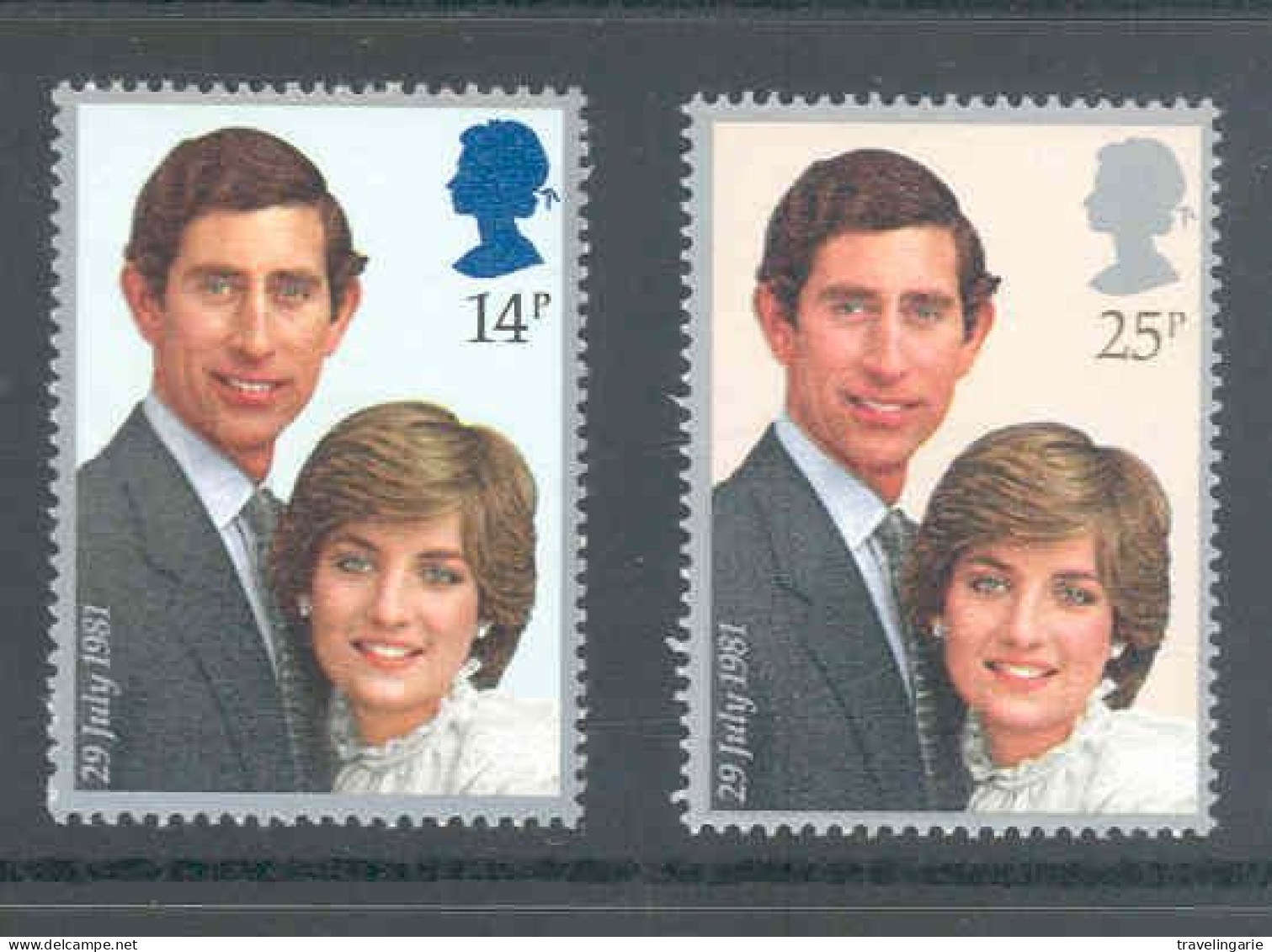 Great-Britain 1981 Royal Wedding Prince Charles And Lady Diana MNH ** - Koniklijke Families