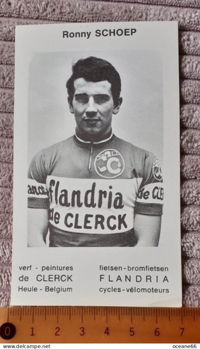 Ronny Schoep Flandria De Clerck Format 7 X 12 Cm - Wielrennen