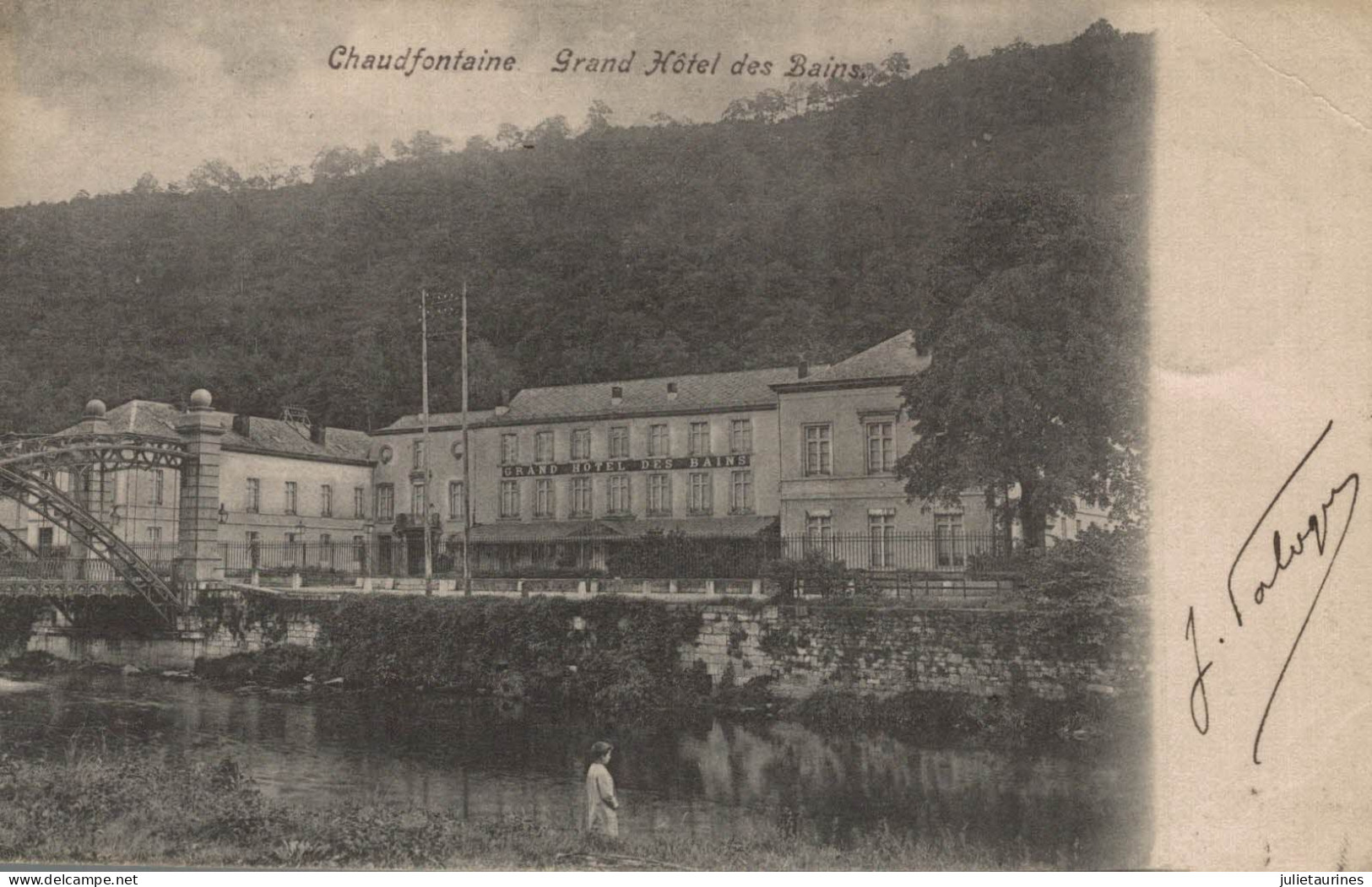 CHAUDFONTAINE GRAND HOTEL DES BAIS CPA BON ETAT - Chaudfontaine