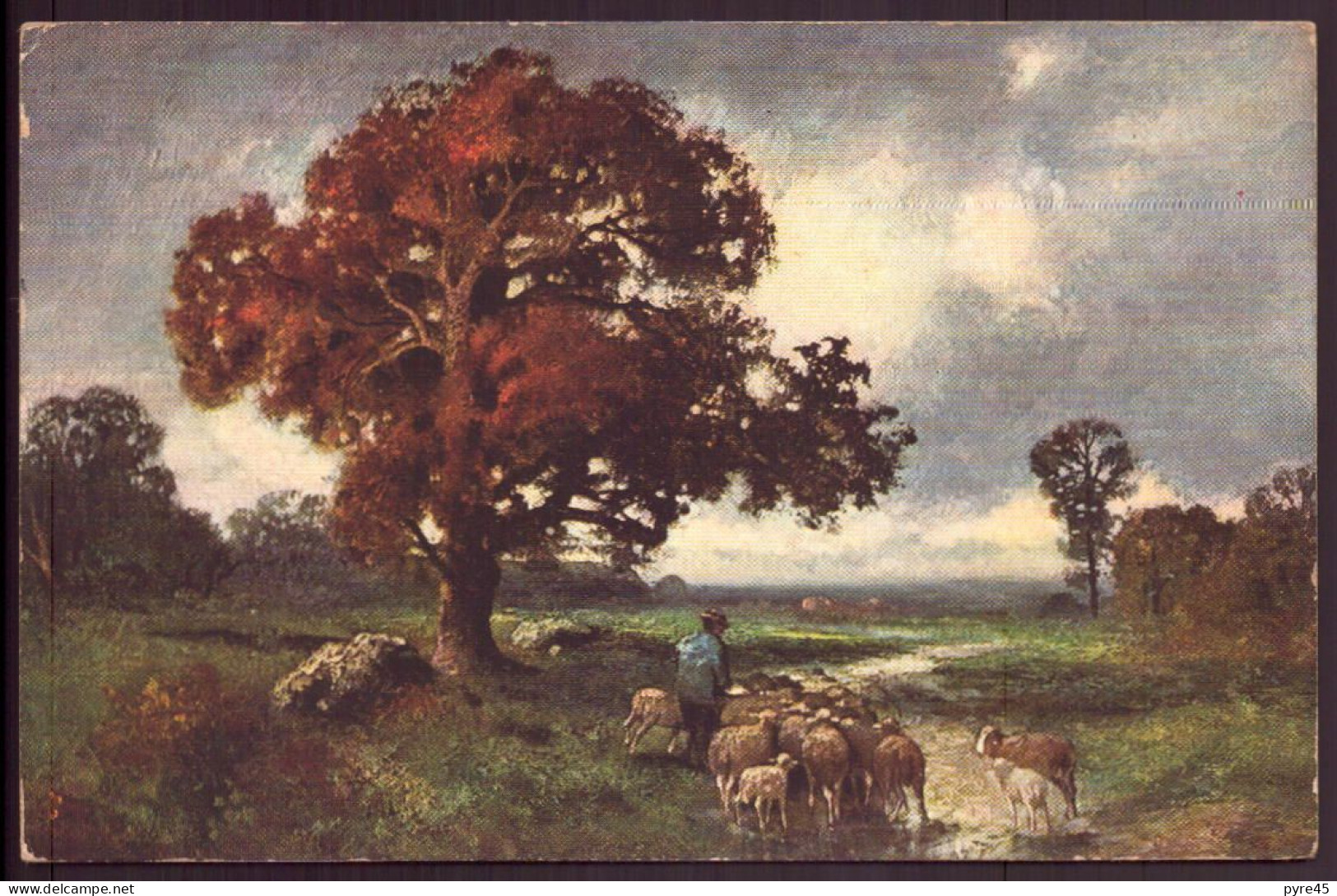 TROUPEAU DE MOUTONS - Paintings