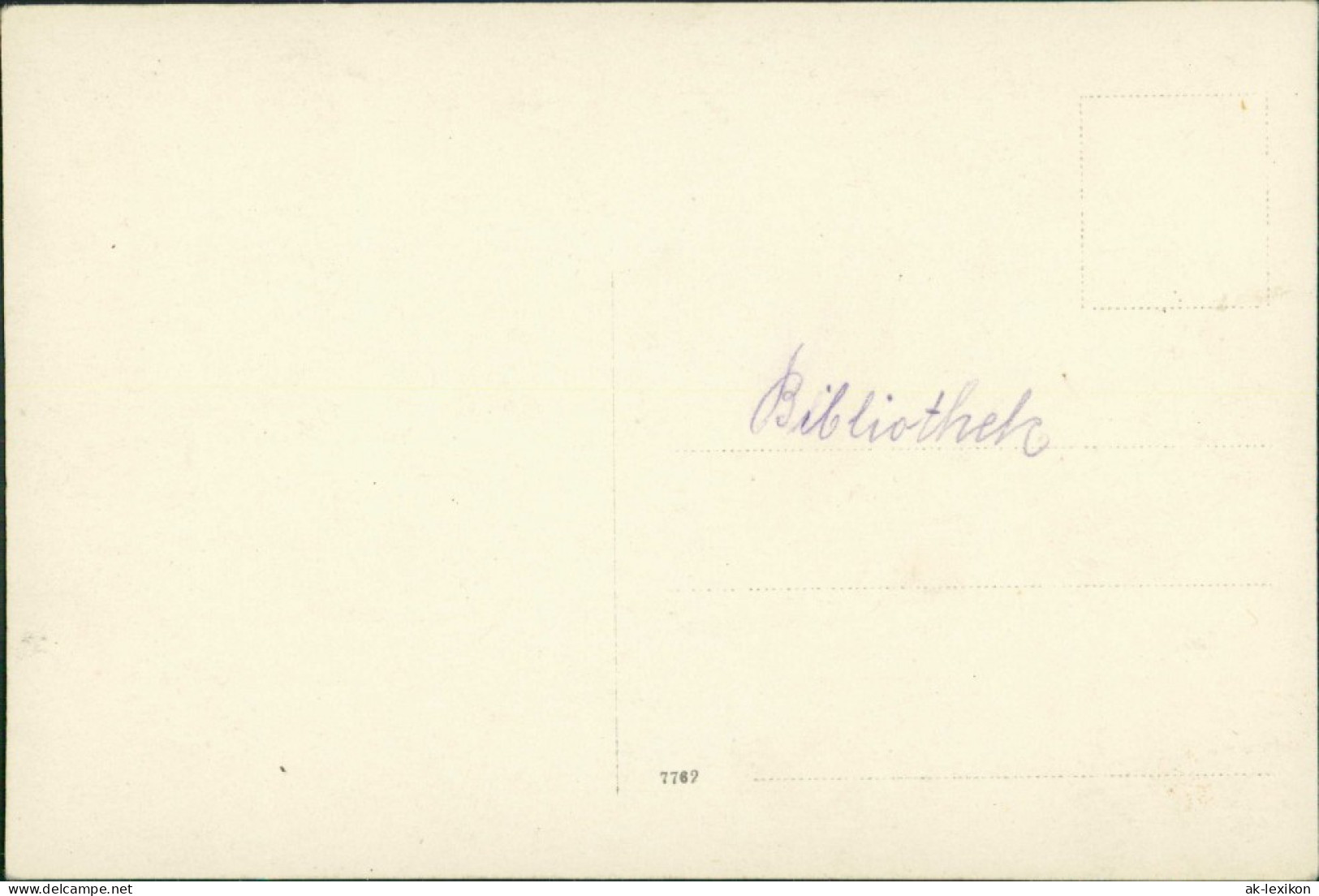 Foto  Wohnungen, Zimmer Innenansichten - Bibliothek 1918 Privatfoto - Unclassified