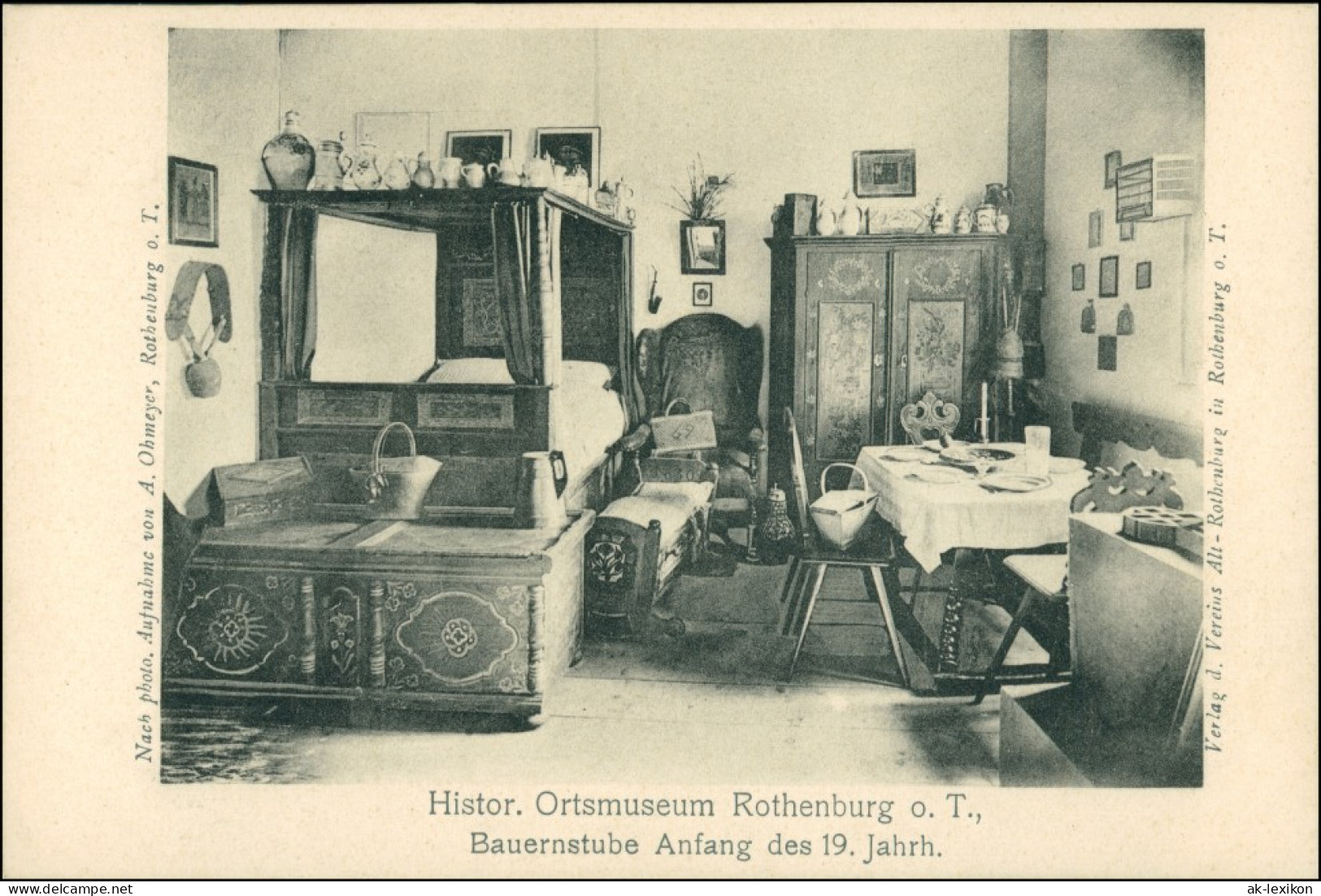 Rothenburg Ob Der Tauber Museum - Bauernstube Anfang Des 19. Jh. 1911 - Rothenburg O. D. Tauber