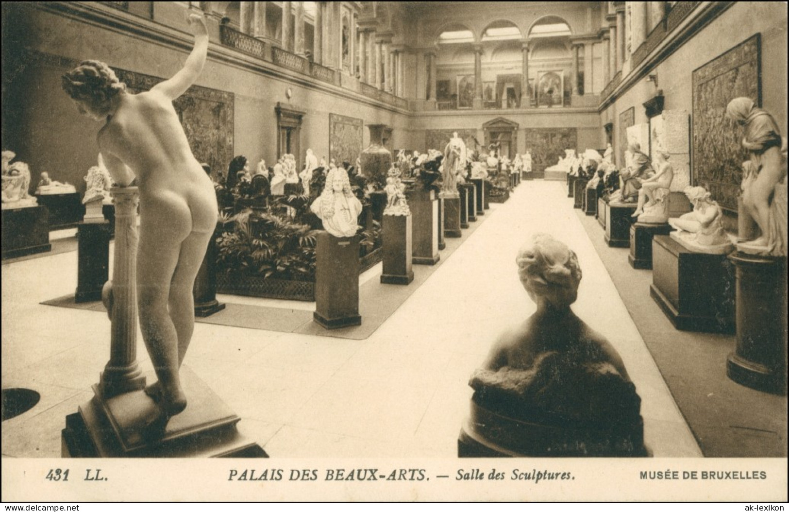 Brüssel Bruxelles Palais Des Beau Arts Salle Des Sculptures 1915 - Other & Unclassified