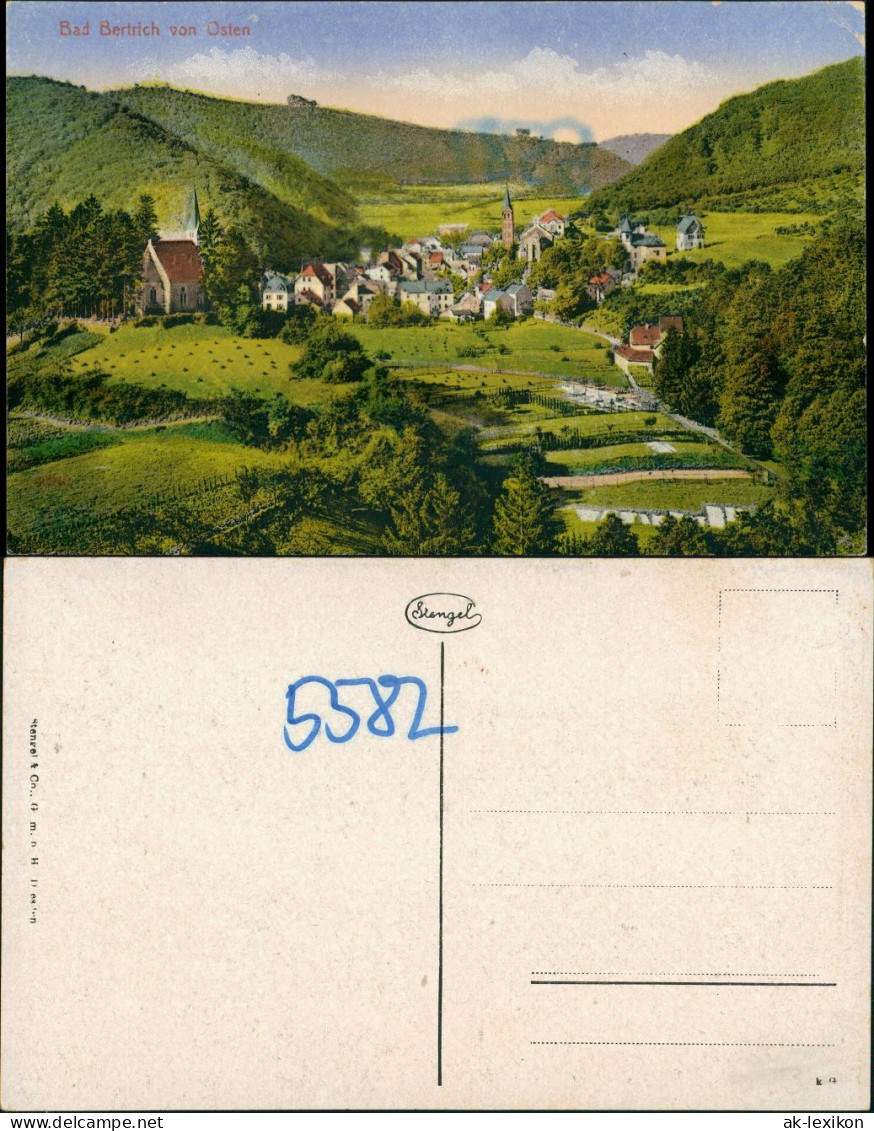 Ansichtskarte Bad Bertrich Partie An Der Stadt 1913 - Bad Bertrich