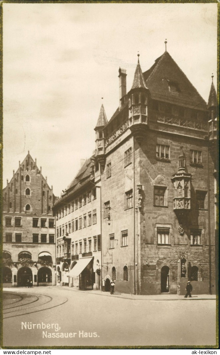 Ansichtskarte Nürnberg Nassauerhaus, Cafe Huset 1928 - Nuernberg