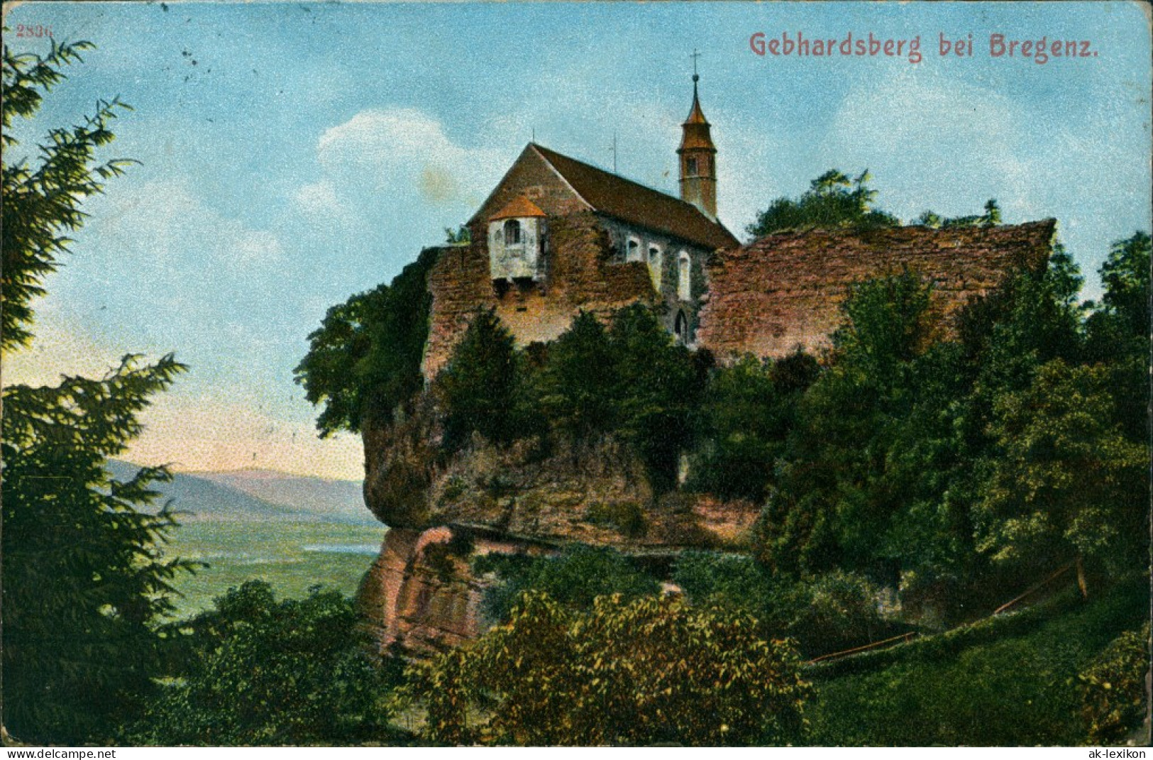 Ansichtskarte Bregenz Gebhardsberg 1913 - Sonstige & Ohne Zuordnung