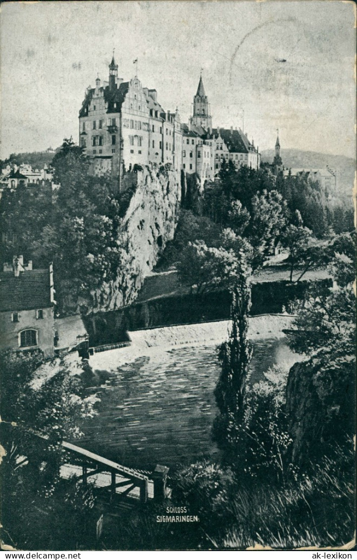 Ansichtskarte Sigmaringen Schloß, Wehr Haus 1908 - Sigmaringen