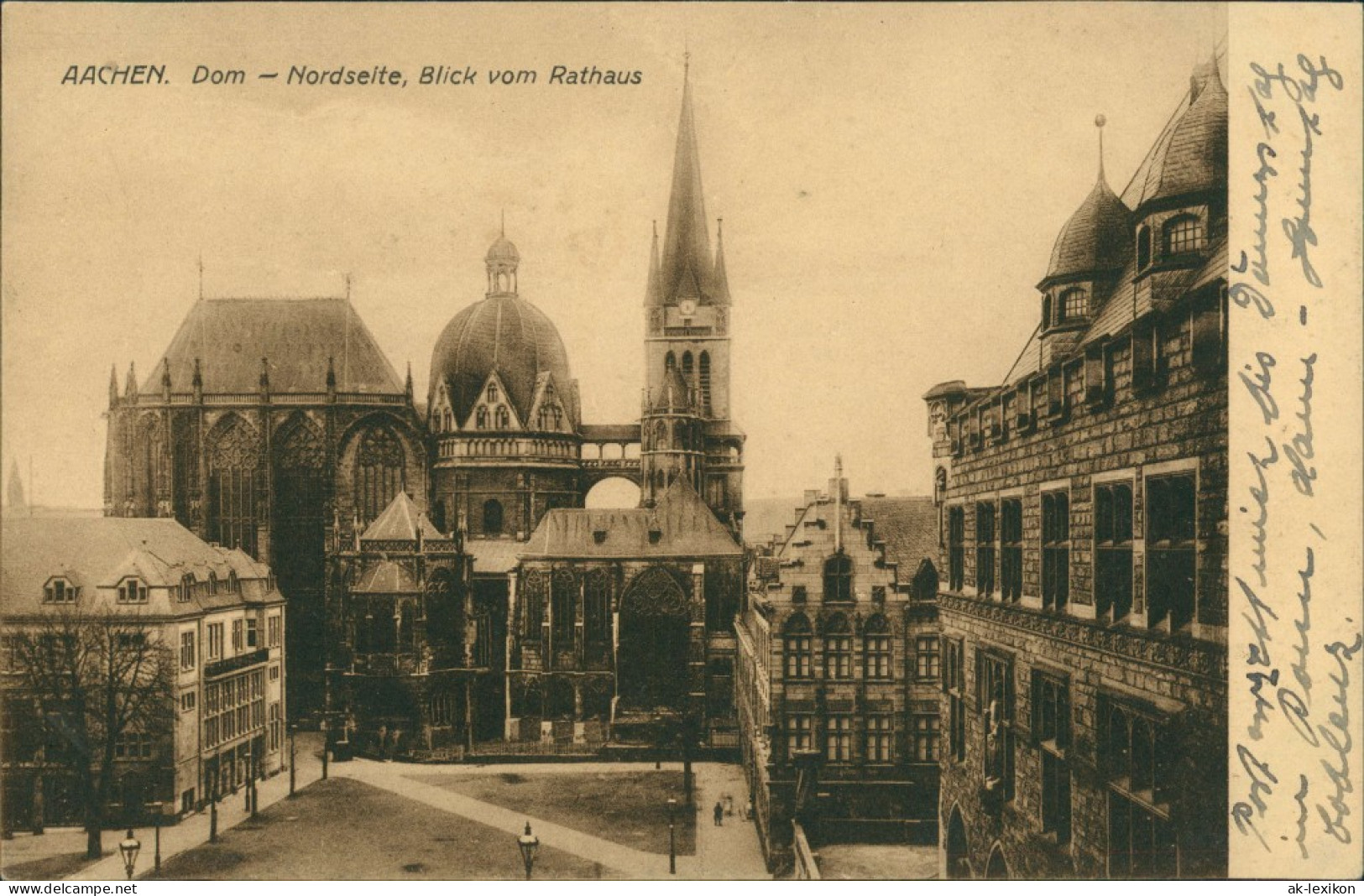 Ansichtskarte Aachen Aachener Dom - Straße 1926 - Aachen