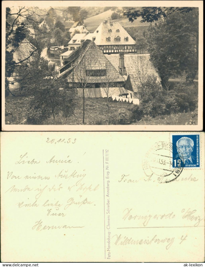 Ansichtskarte Frohnau-Annaberg-Buchholz Frohnauer Hammer 1953 - Annaberg-Buchholz