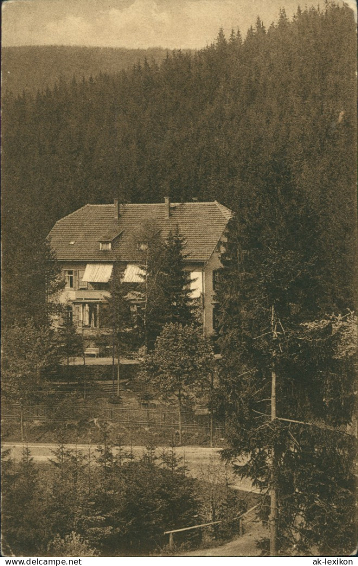 Ansichtskarte Oberbärenburg-Altenberg (Erzgebirge) Haus Waldeck 1926 - Altenberg