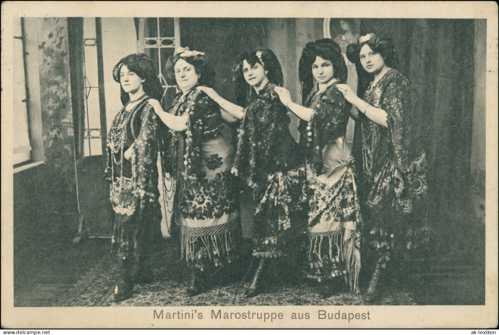 Ansichtskarte  Martinis Marostruppe Aus Budapest - Tanz Musiker 1910 - Acteurs