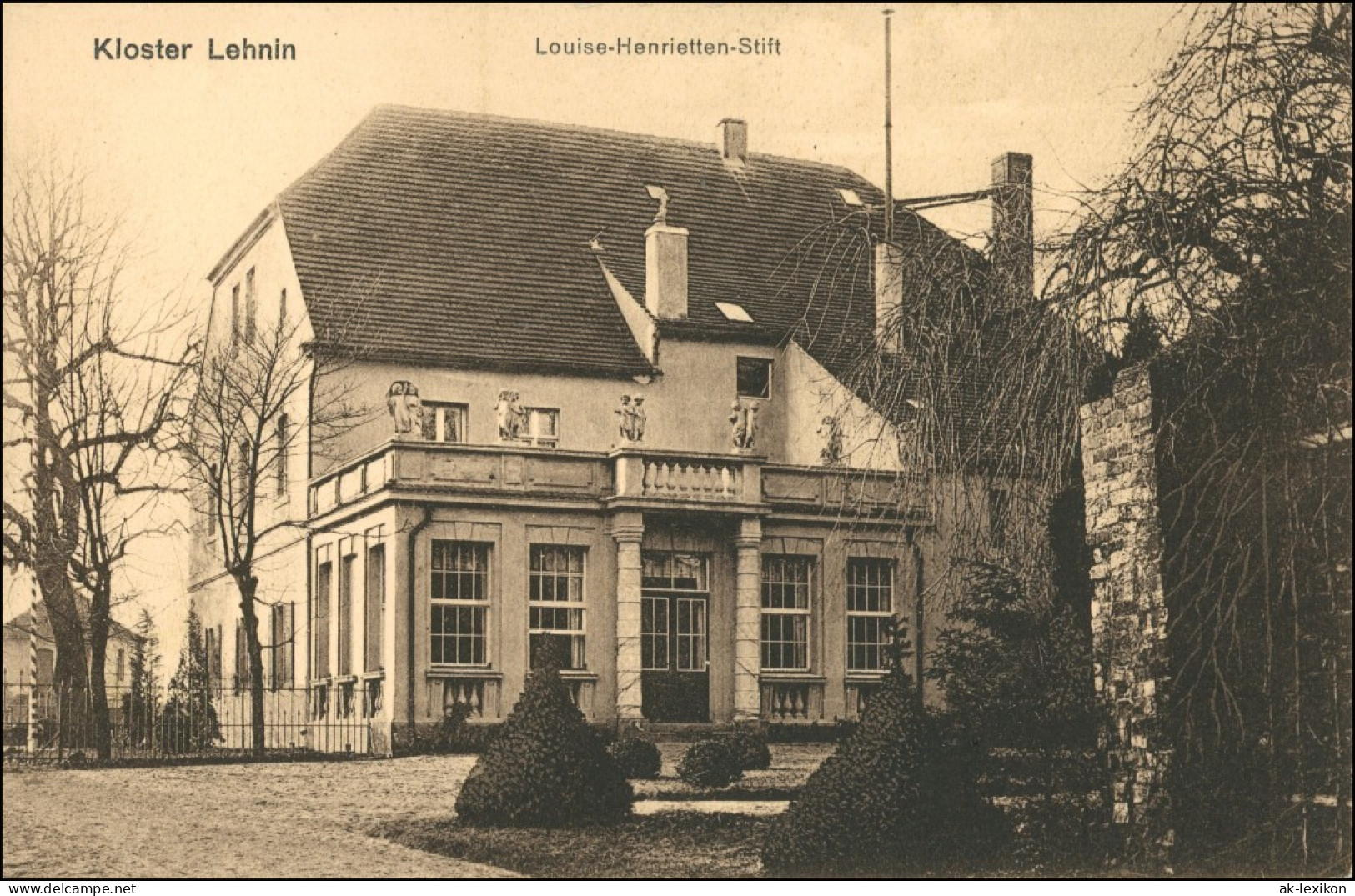 Ansichtskarte Lehnin-Kloster Lehnin Louise Henrietten Stift 1914 - Lehnin