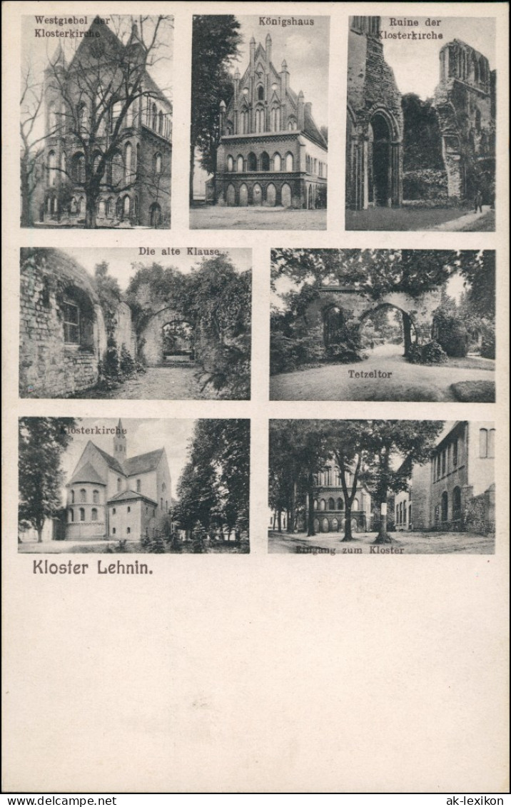 Ansichtskarte Kloster Lehnin Kloster Stadtteilansichten 1922 - Lehnin