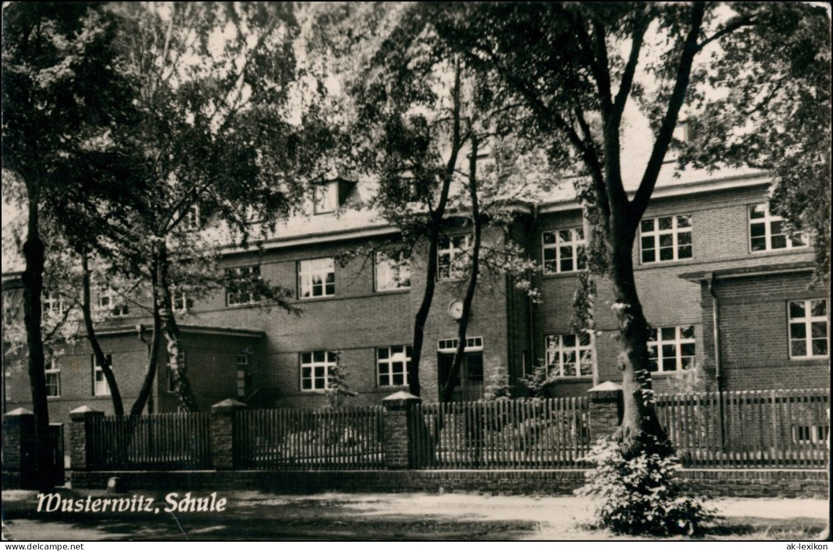 Ansichtskarte Wusterwitz Partie An Der Schule 1960 - Sonstige & Ohne Zuordnung