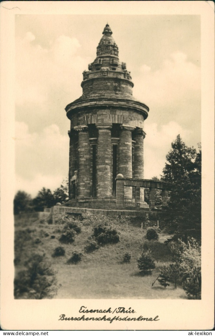 Eisenach Burschenschaftsdenkmal Burschenschaft Denkmal DDR Postkarte 1953 - Eisenach