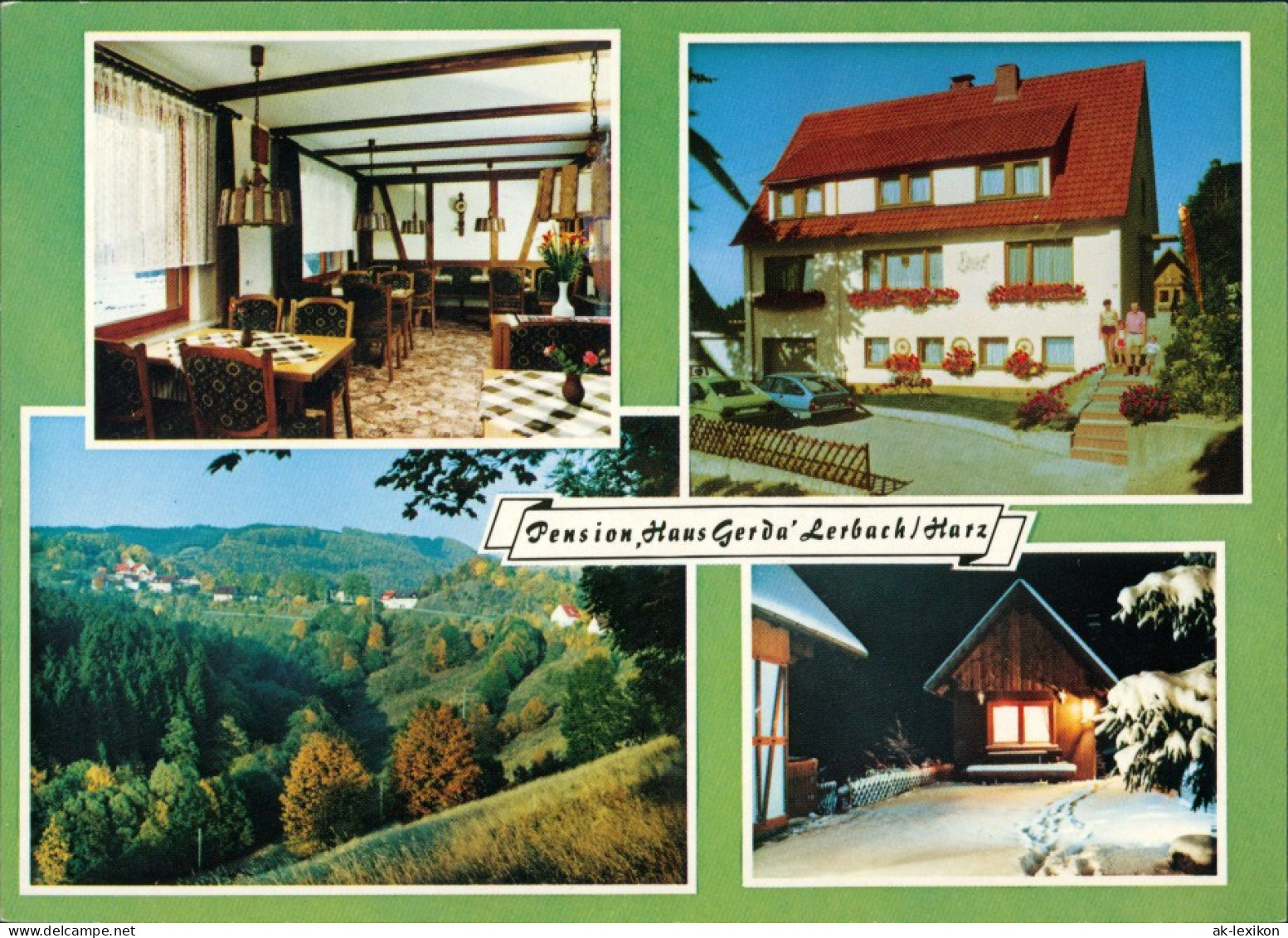 Osterode (Harz) Pension Gerda Inh. Grüneberg Obere Harzstraße, OT Lerbach  1983 - Osterode