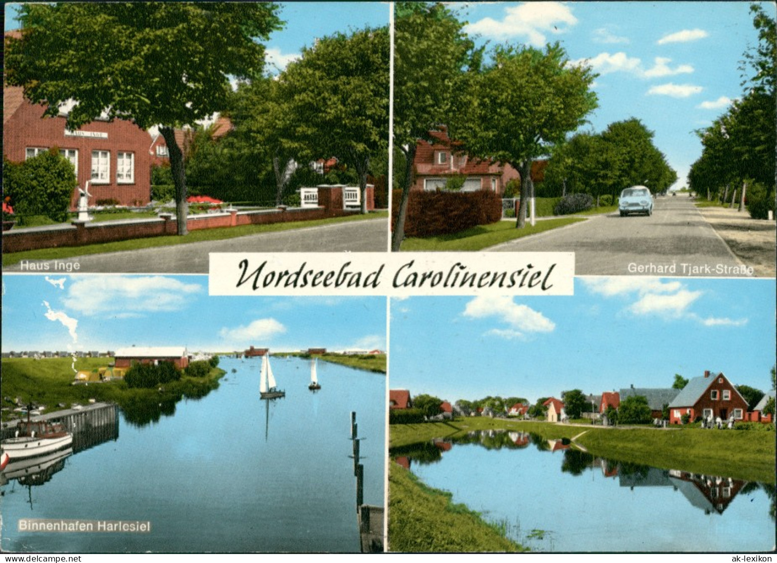 Carolinensiel-Wittmund   Haus Inge, Gerhard-Tjark-Str., Hafen Harlesiel 1971 - Wittmund