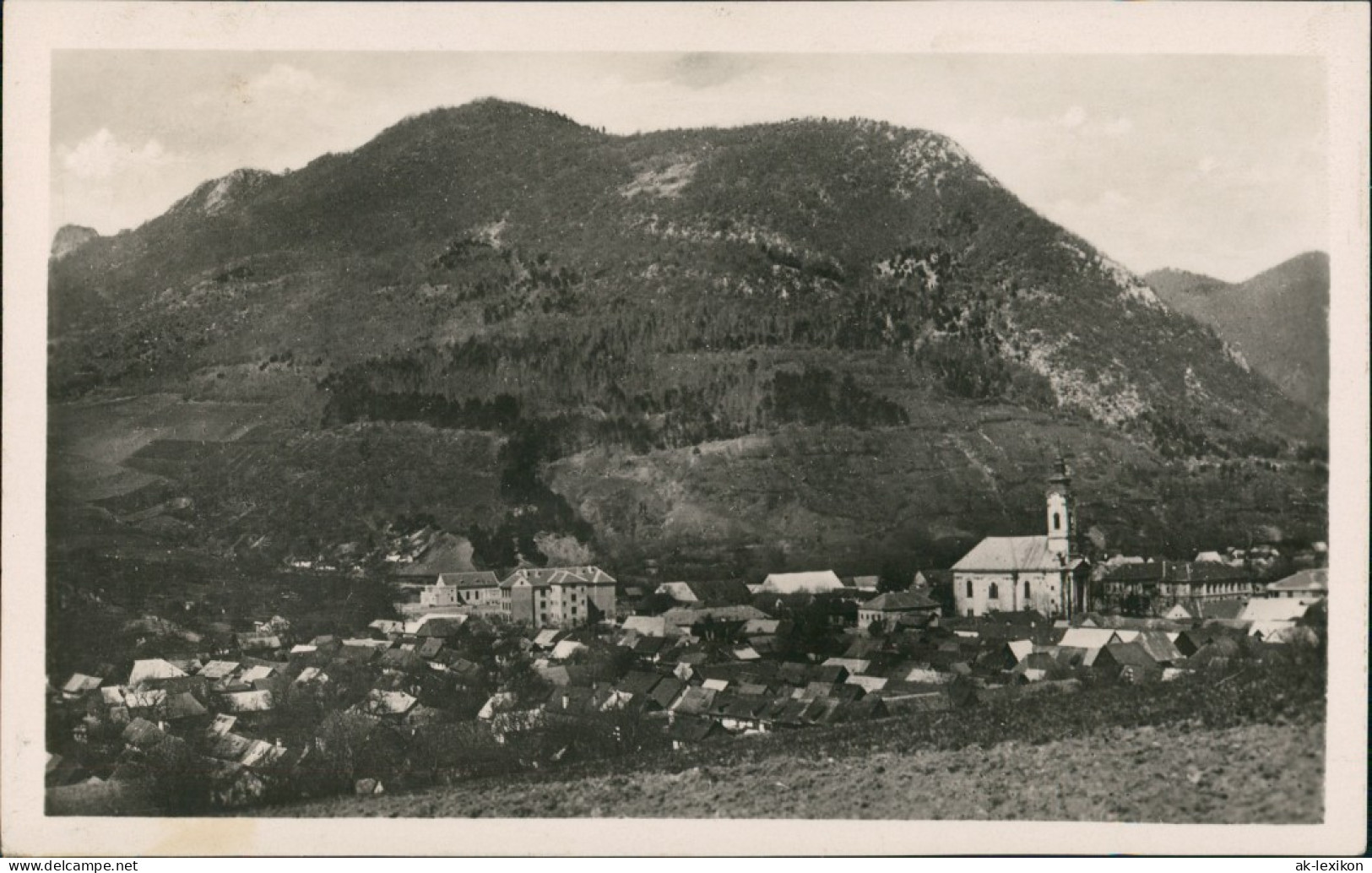 Postcard Theißholz Tisovec Panorama Gesamtansicht Des Dorfes 1955 - Eslovaquia