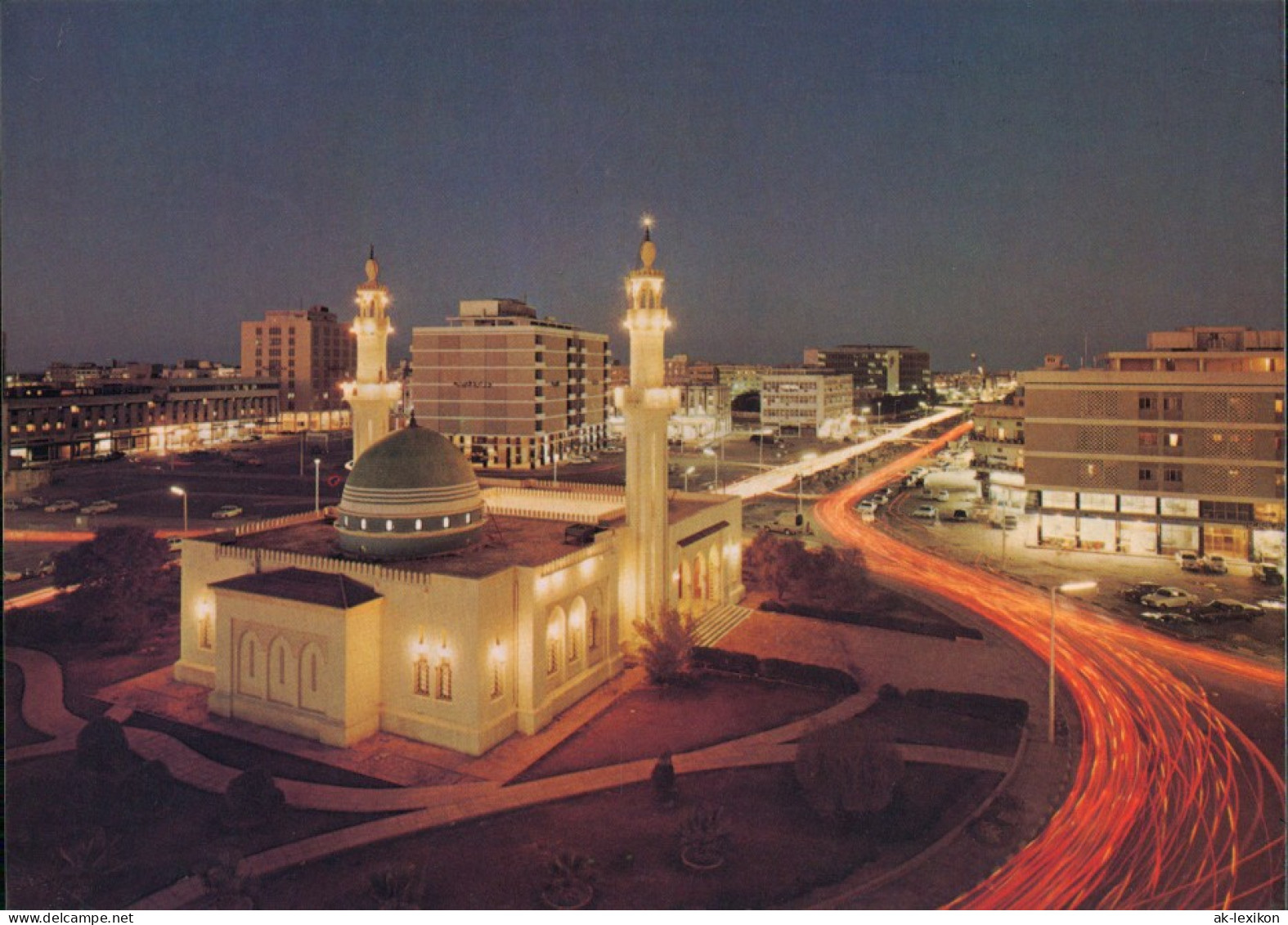 Kuwait-Stadt الكويت Kuwait الكويتAl Hilaly Street Bei Nacht 1971 - Kuwait