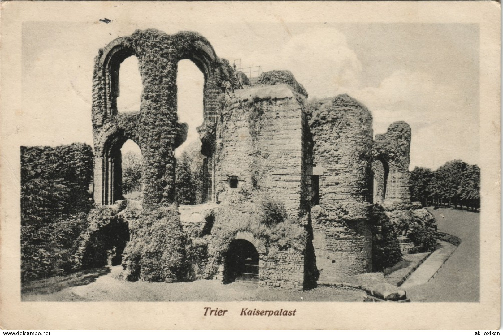 Ansichtskarte Trier Kaiserpalast - Gel. Feldpost 1915 - Trier