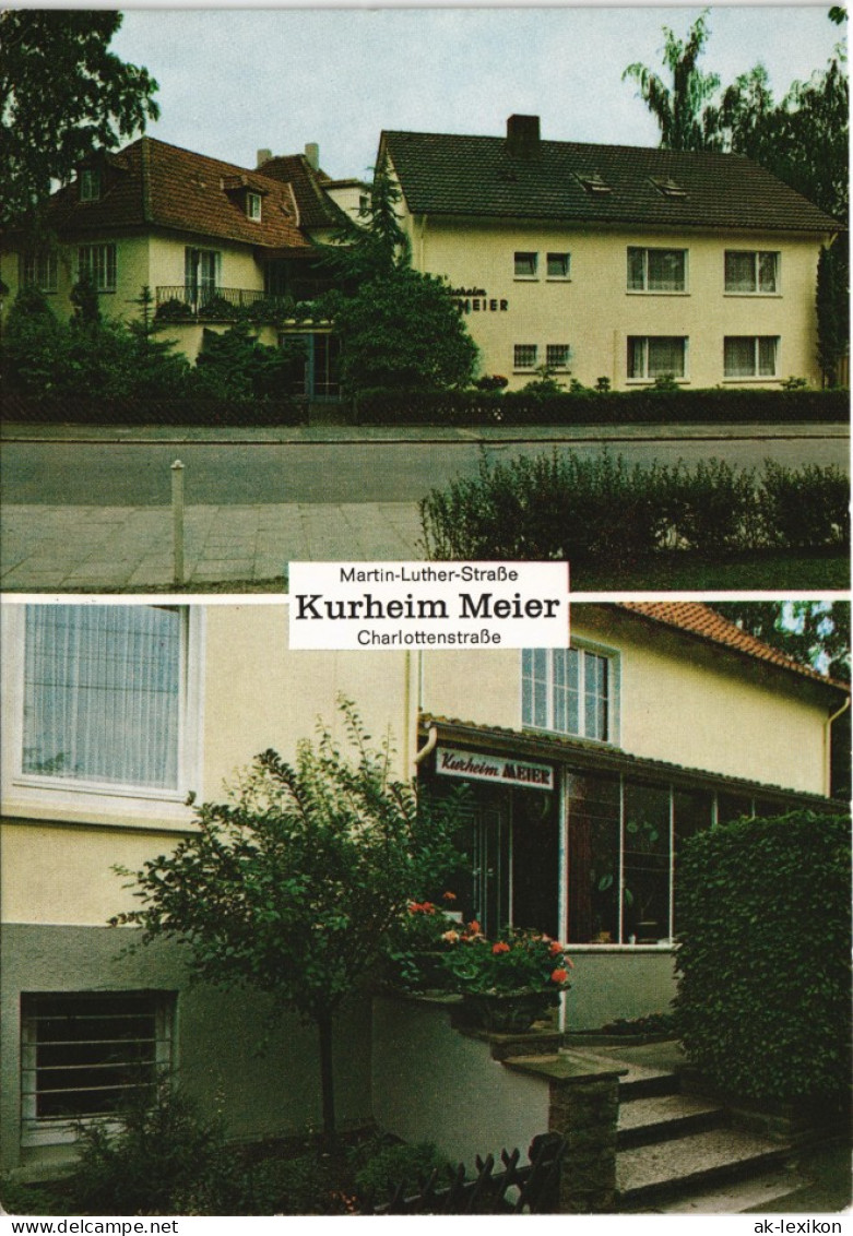 Bad Salzuflen Kurheim Ossenkopf Charlottenstraße Ecke Martin-Luther-Straße 1980 - Bad Salzuflen