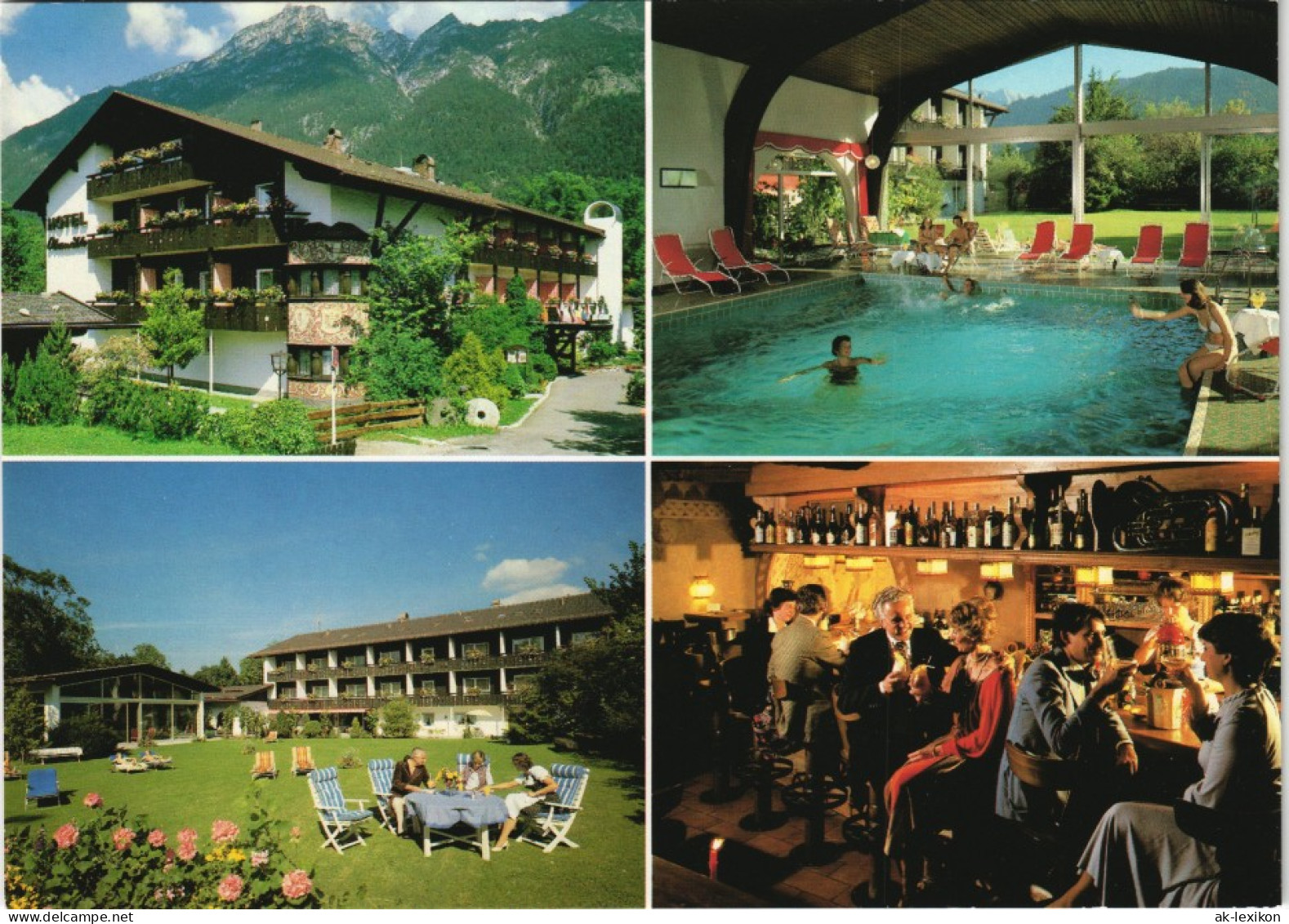 Garmisch-Partenkirchen Hotel Obermühle Restaurant Mühlenstube Mühlstraße  1990 - Garmisch-Partenkirchen