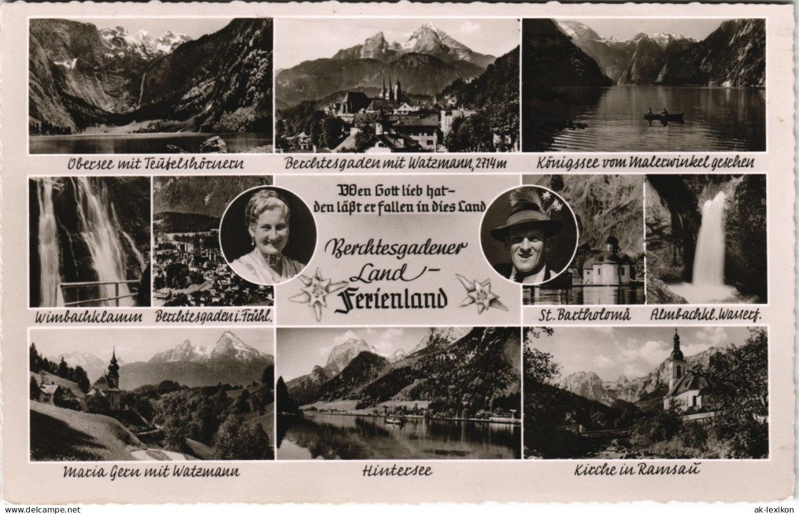 Berchtesgaden   MB Ua.  Hintersee, Ramsau, Ferienland Berchtesgadener Land 1960 - Berchtesgaden