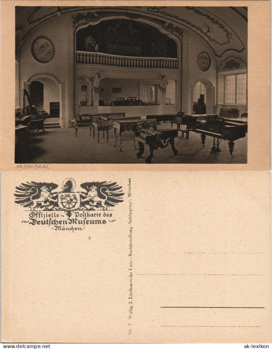 Ansichtskarte München Deutsches Museum Musiksaal 1928 - Muenchen